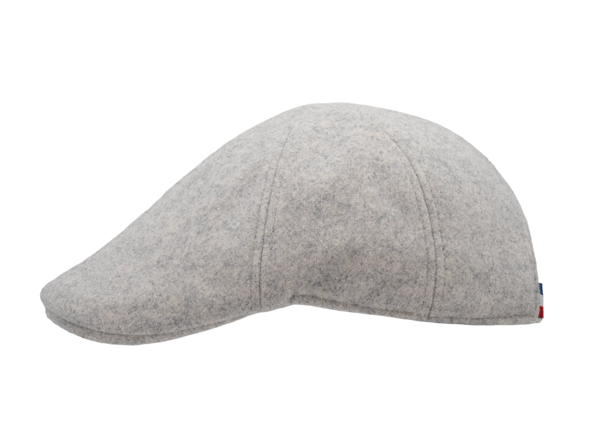 Grey Felted Beret