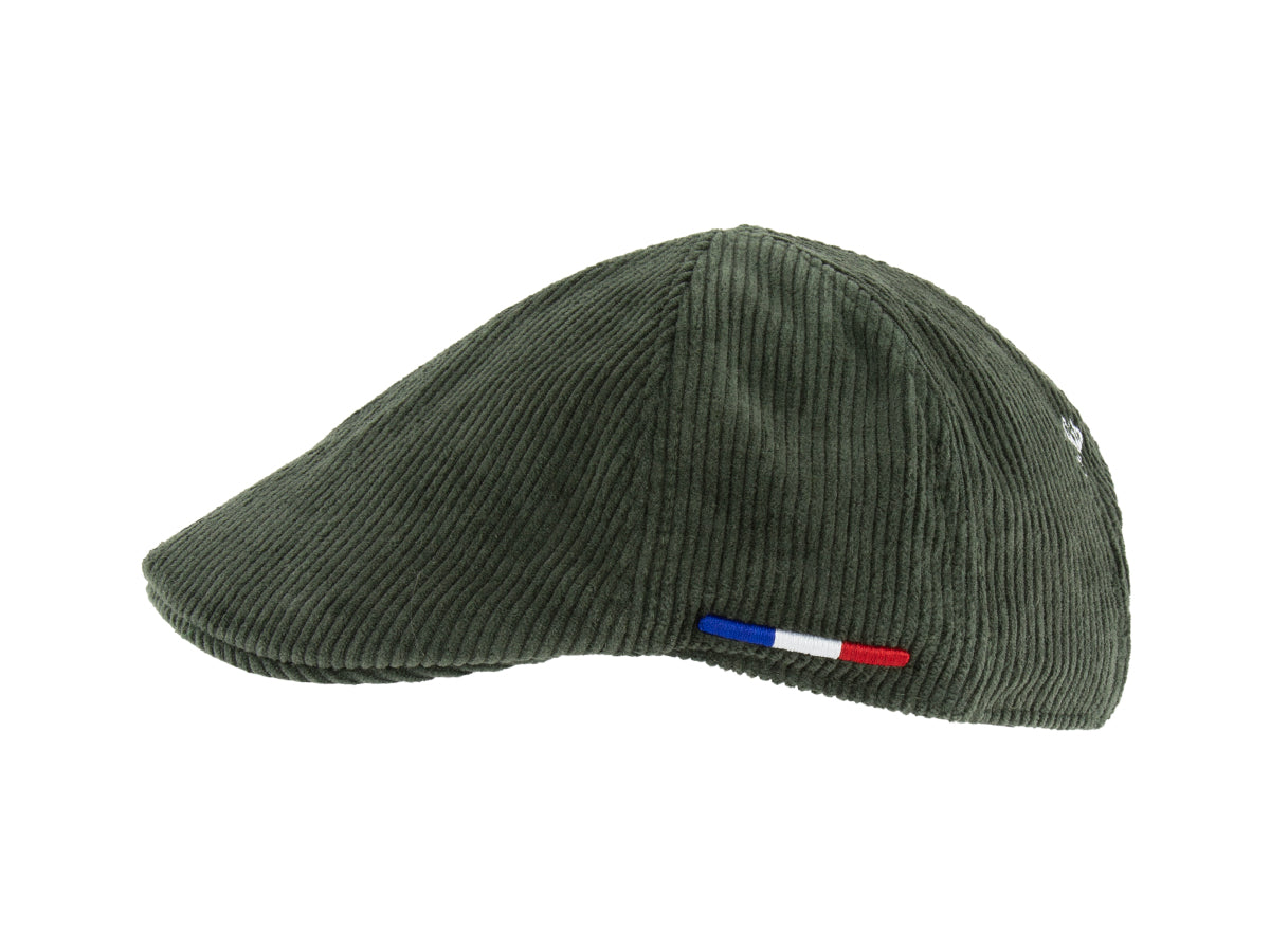 Forest Green Corduroy Beret