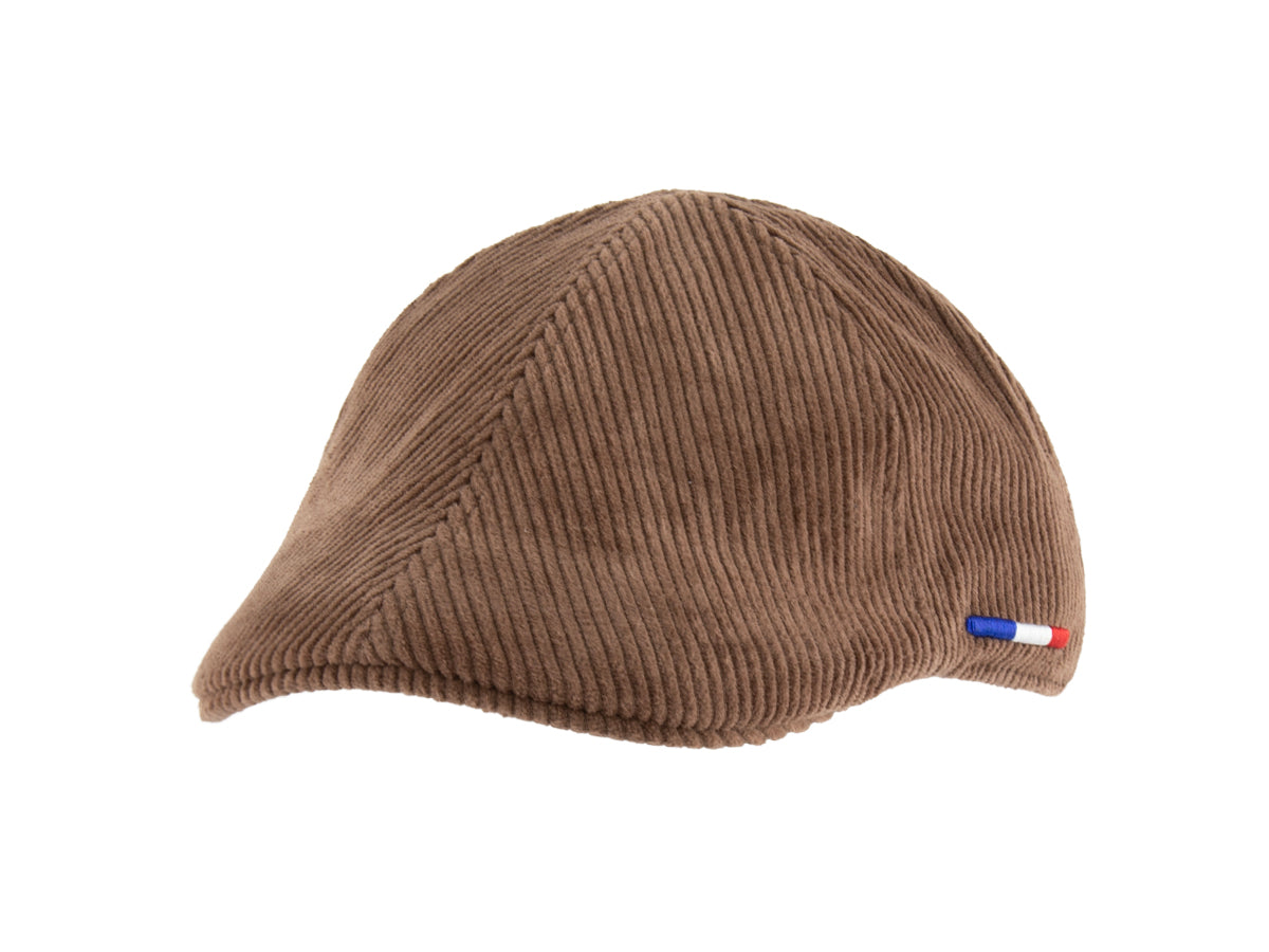 Brown Corduroy Beret