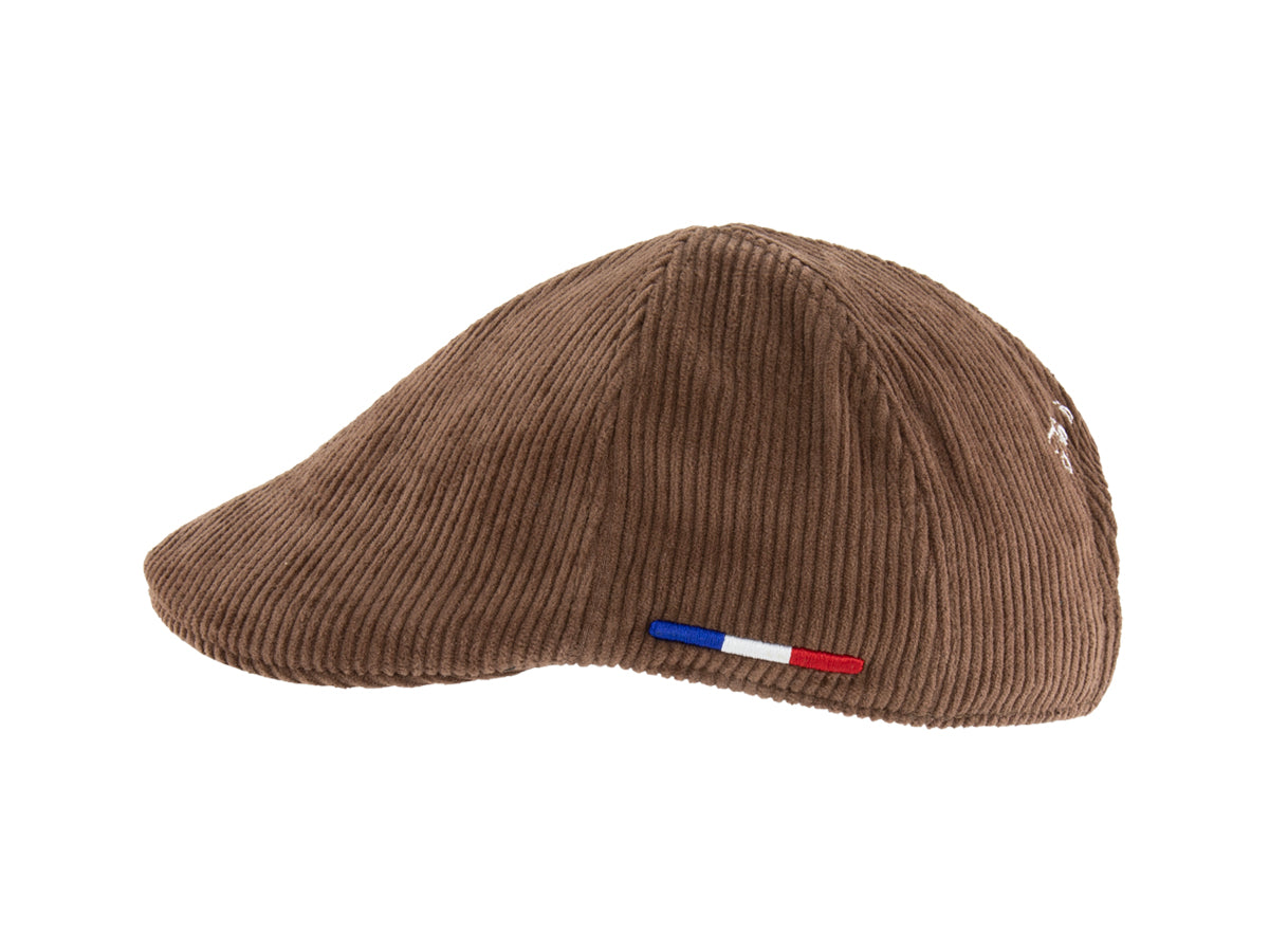 Brown Corduroy Beret