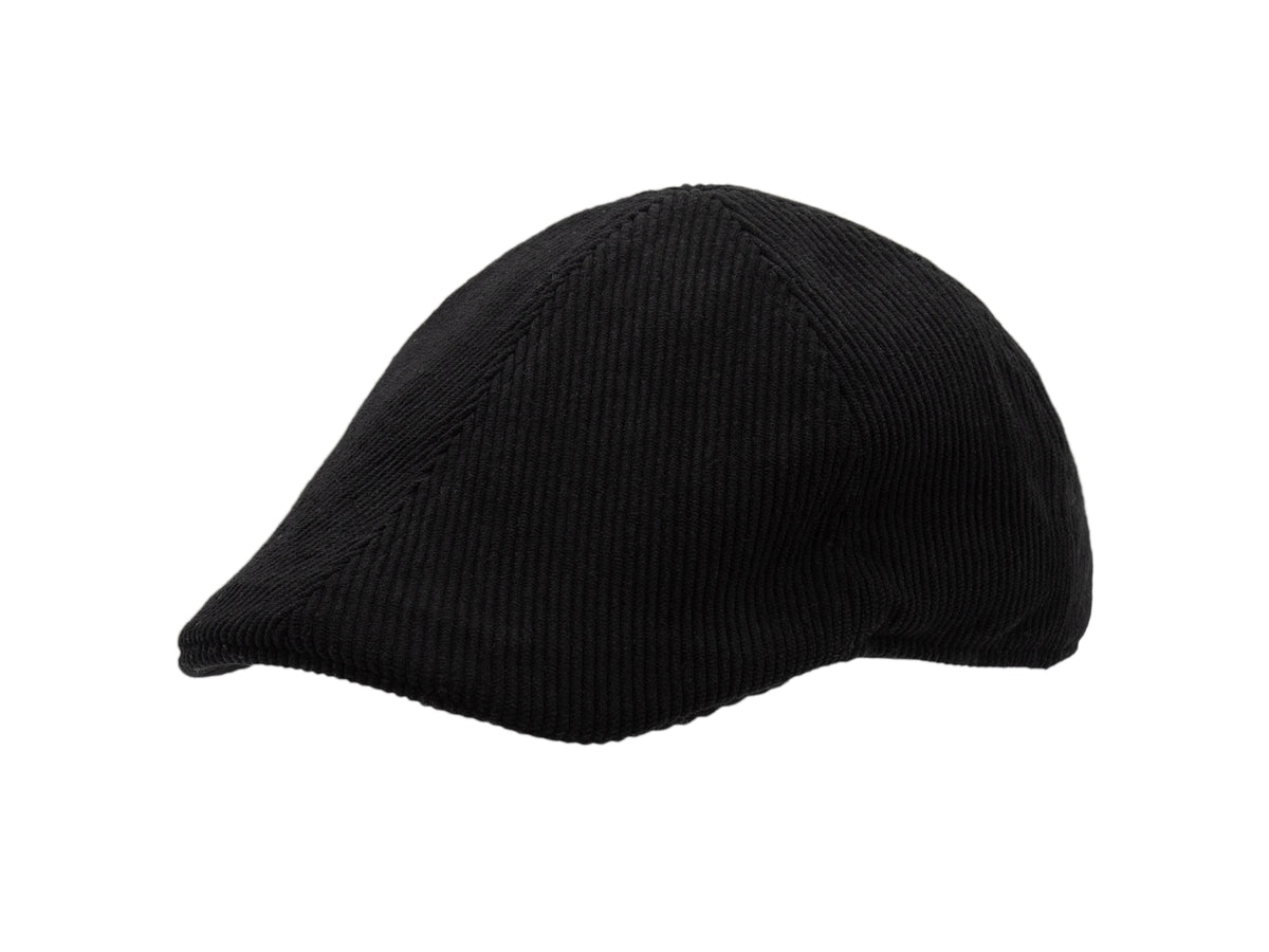 Black Corduroy Beret