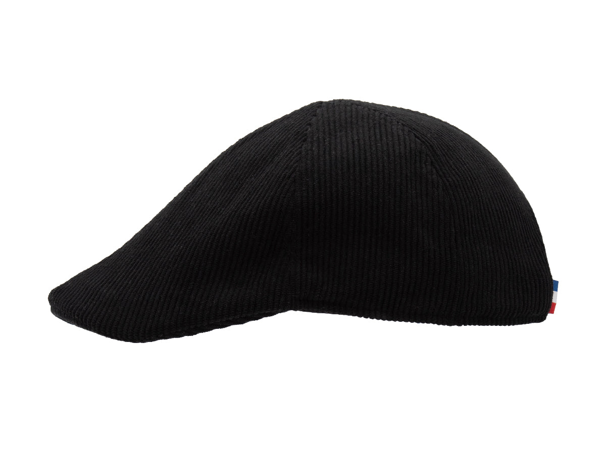 Black Corduroy Beret