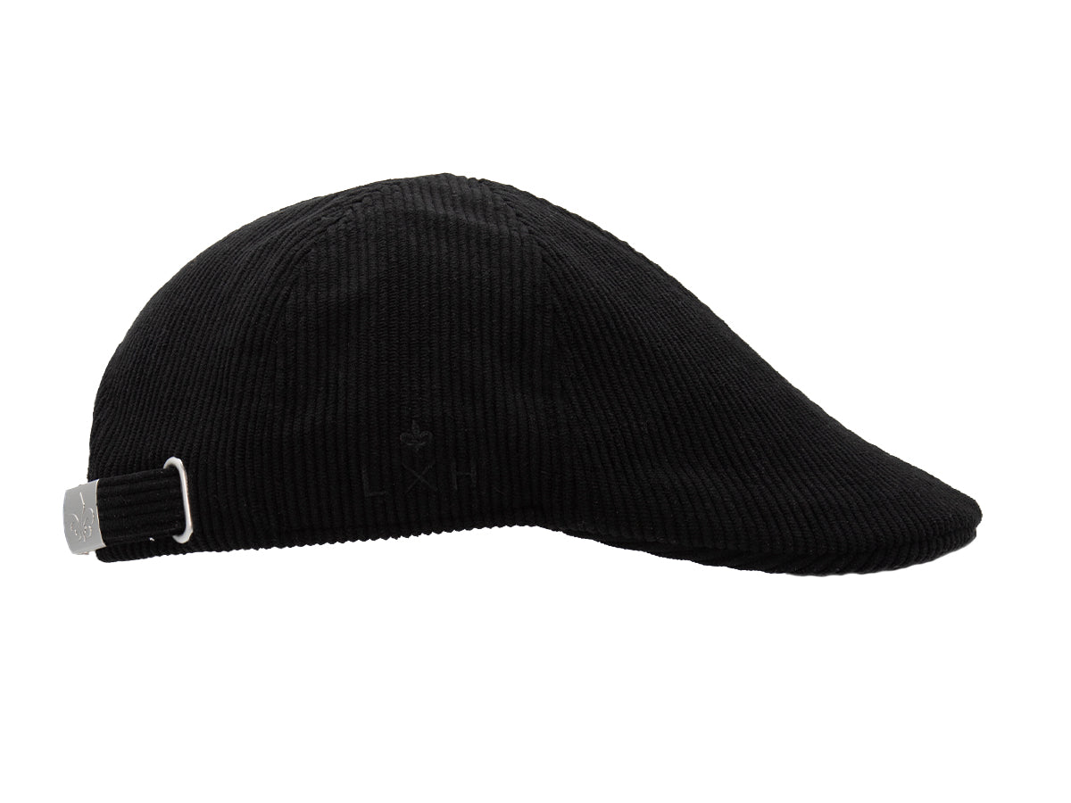 Black Corduroy Beret