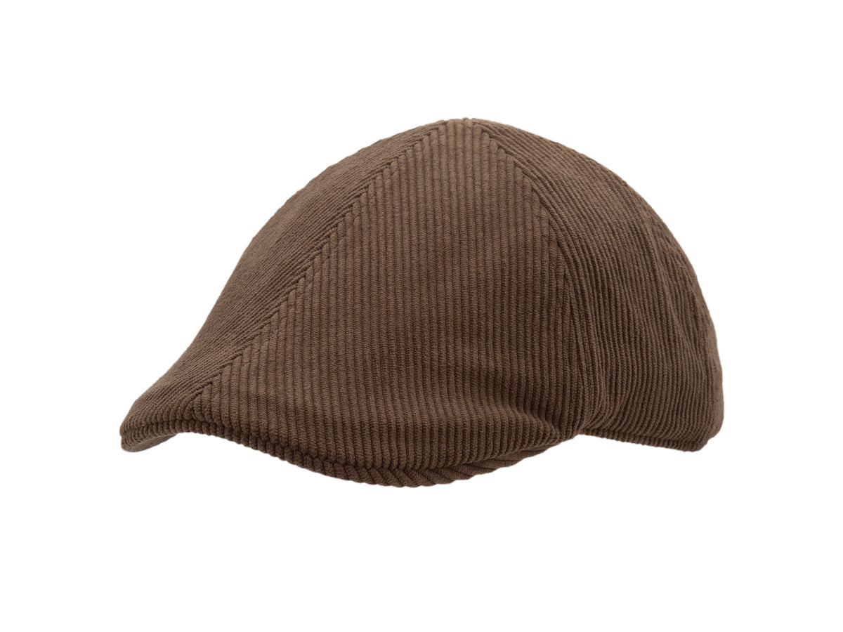 Brown Corduroy Beret