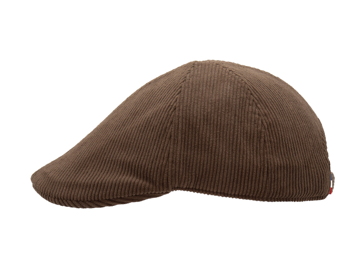 Brown Corduroy Beret