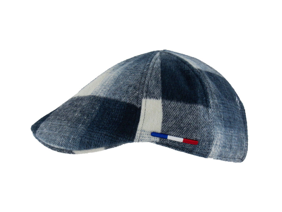 Blue Tartan Beret