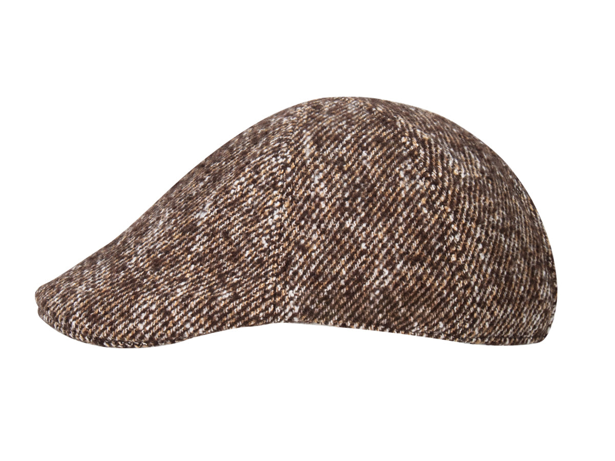 Béret Sergé Moucheté Marron