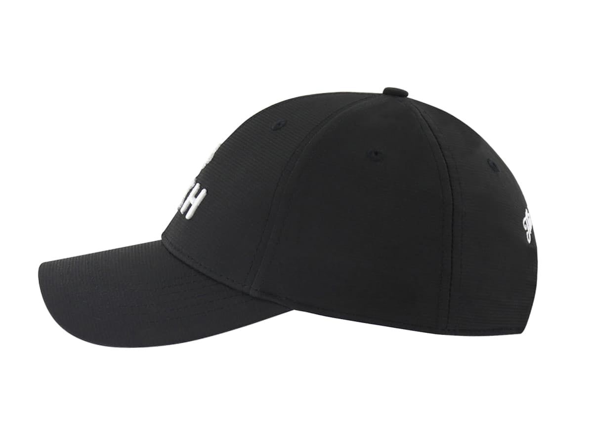 "Heritage" Nylon Cap, No Stripe, Black