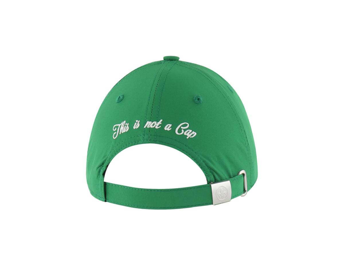 Casquette « Héritage » Nylon Vert Bottega