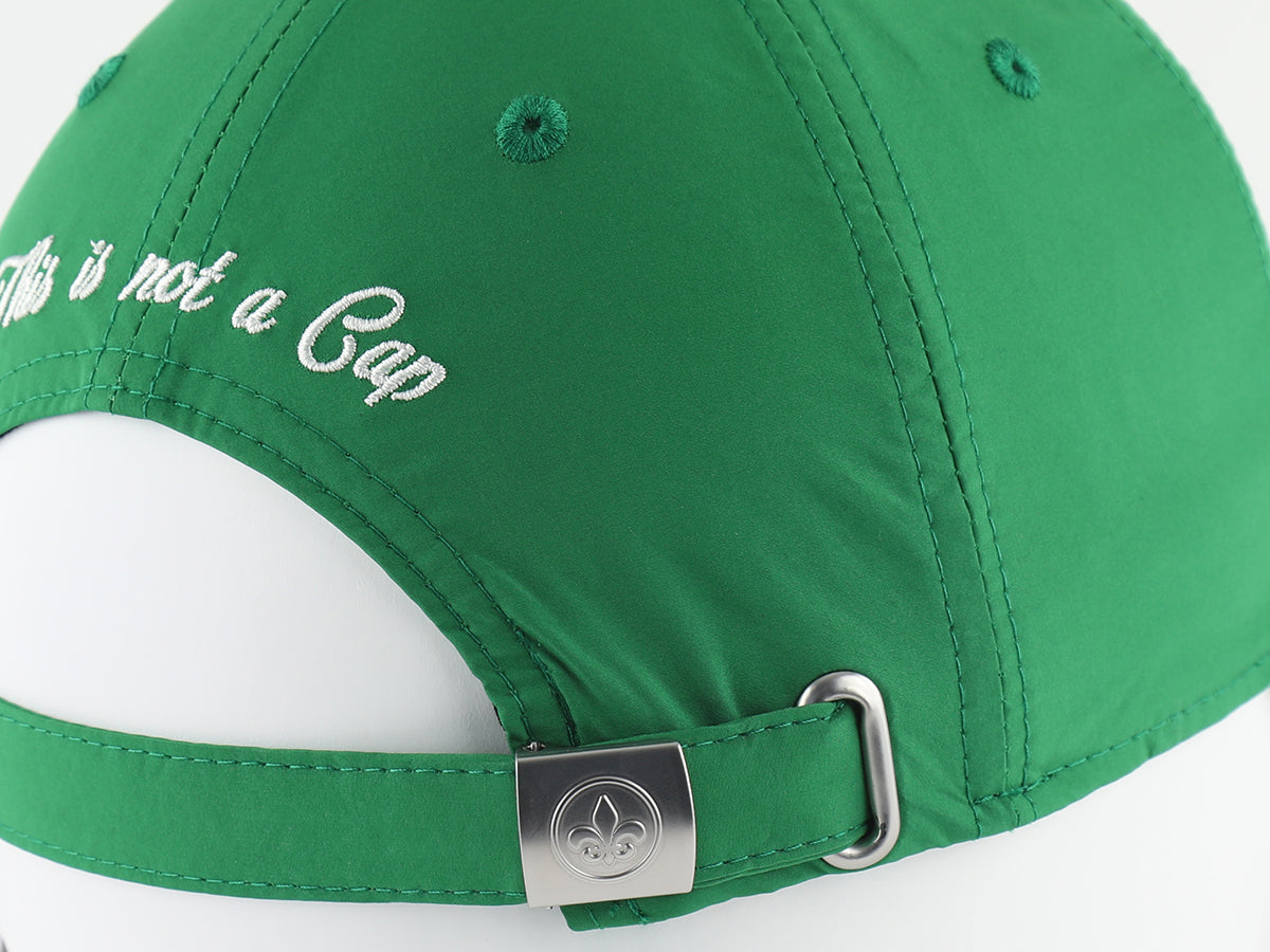 Casquette « Héritage » Nylon Vert Bottega