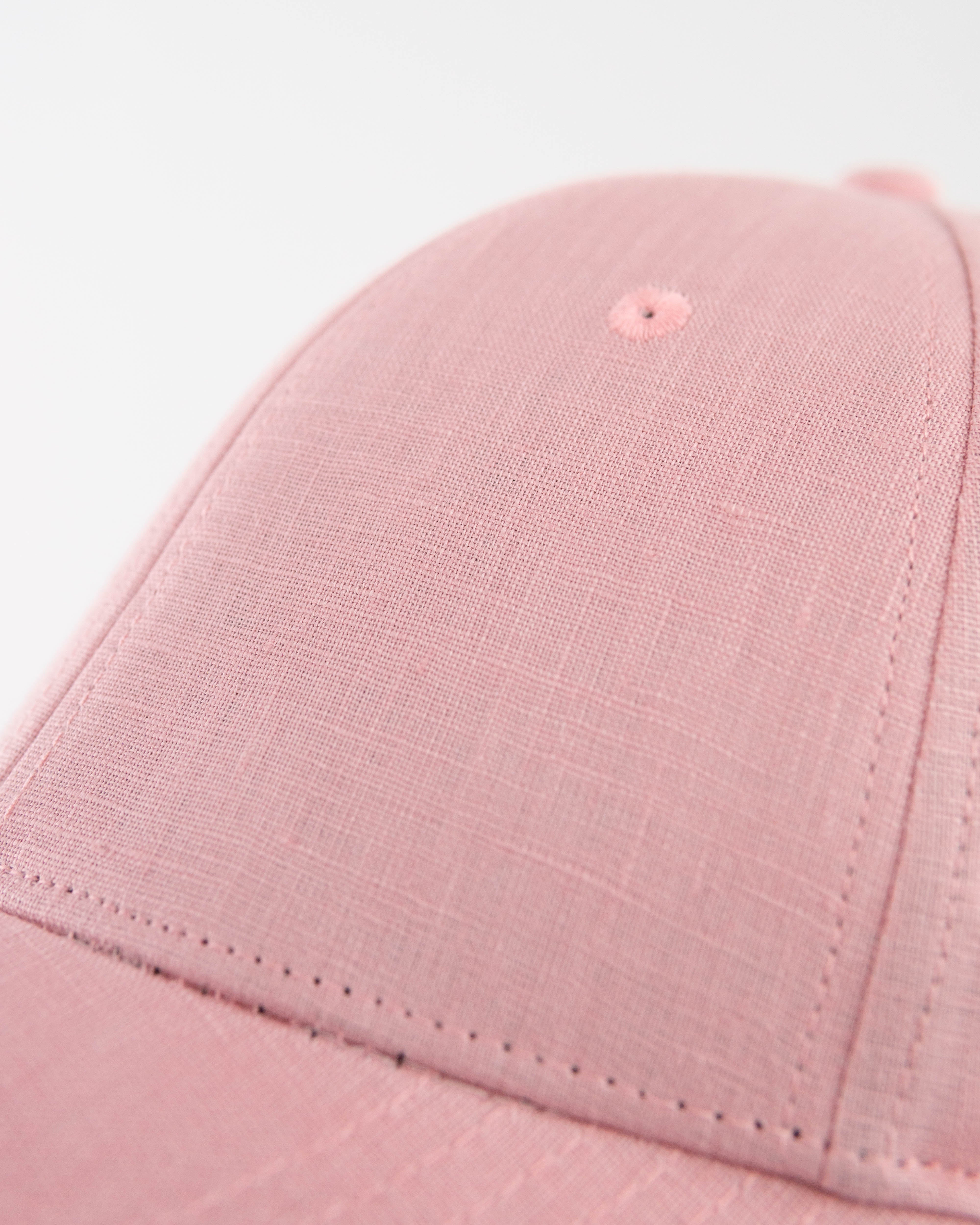“DNA” Cap Linen Antique Pink