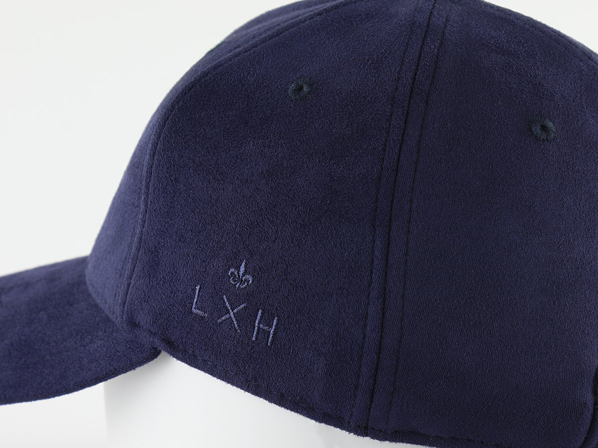 Casquette « ADN » Suédine Bleu Marine