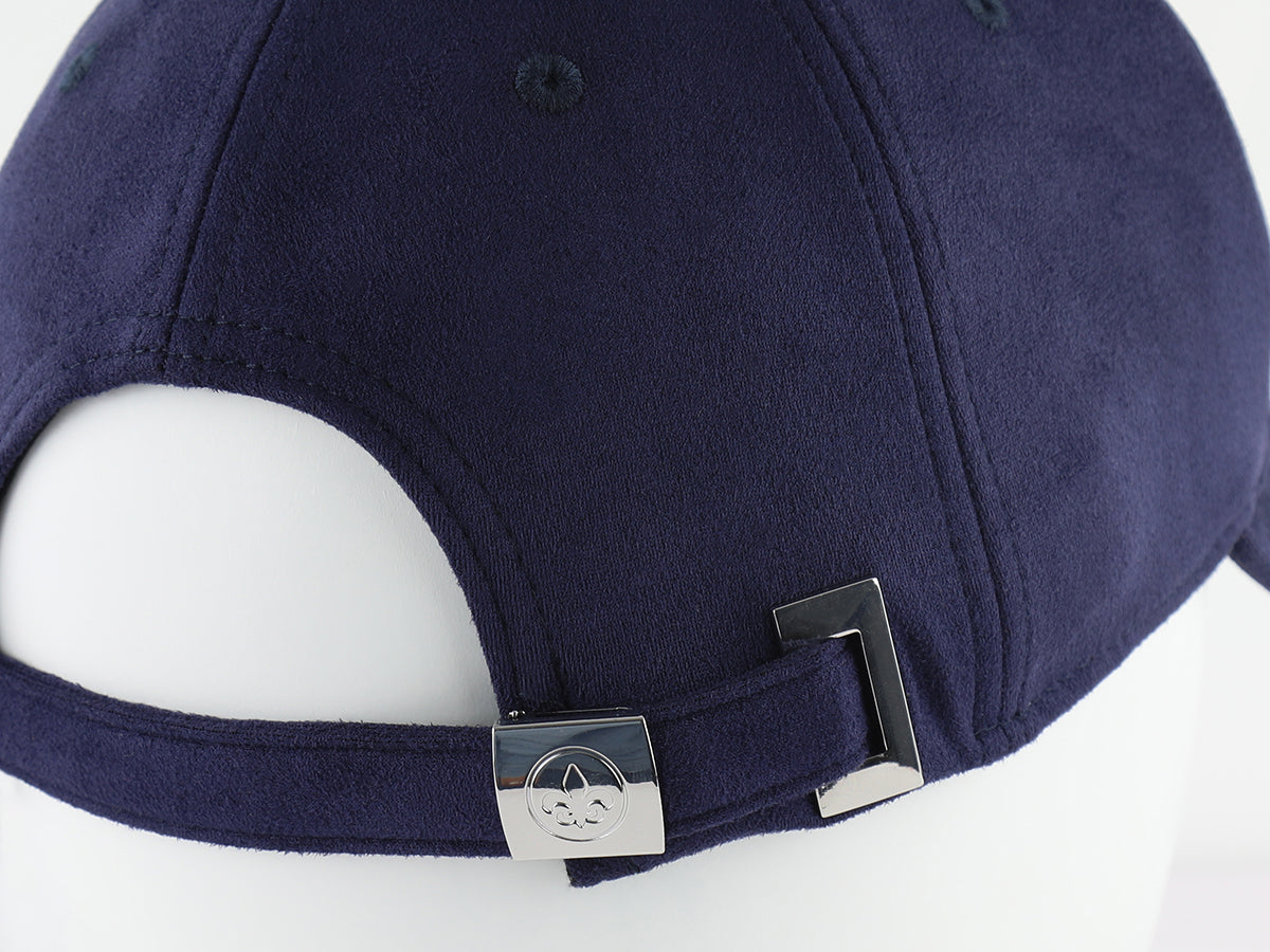 Casquette « ADN » Suédine Bleu Marine