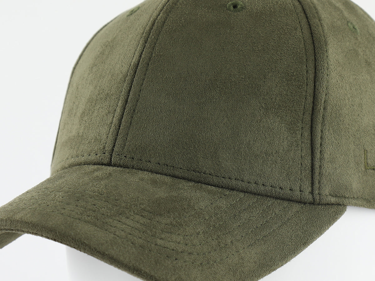 Khaki suede cap on sale