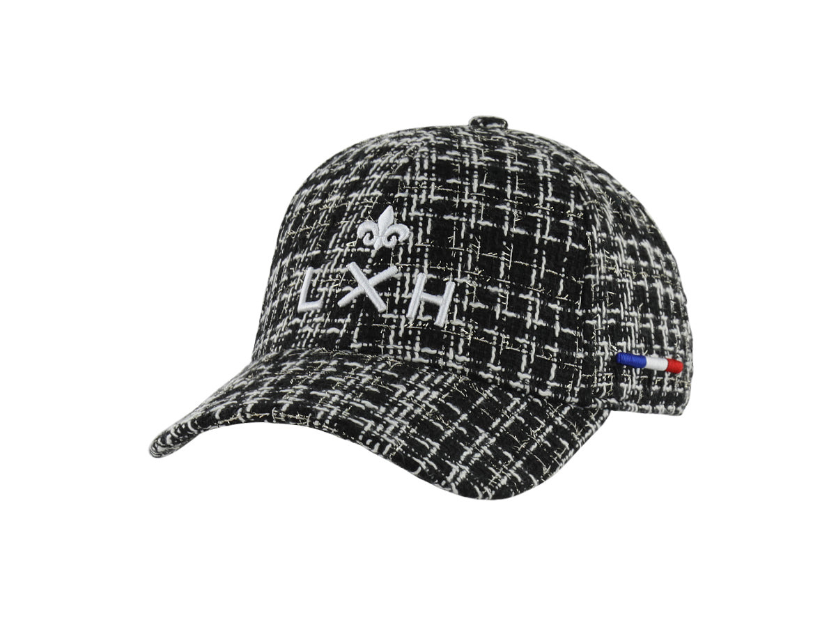 Casquette « Héritage » Tweed Noir