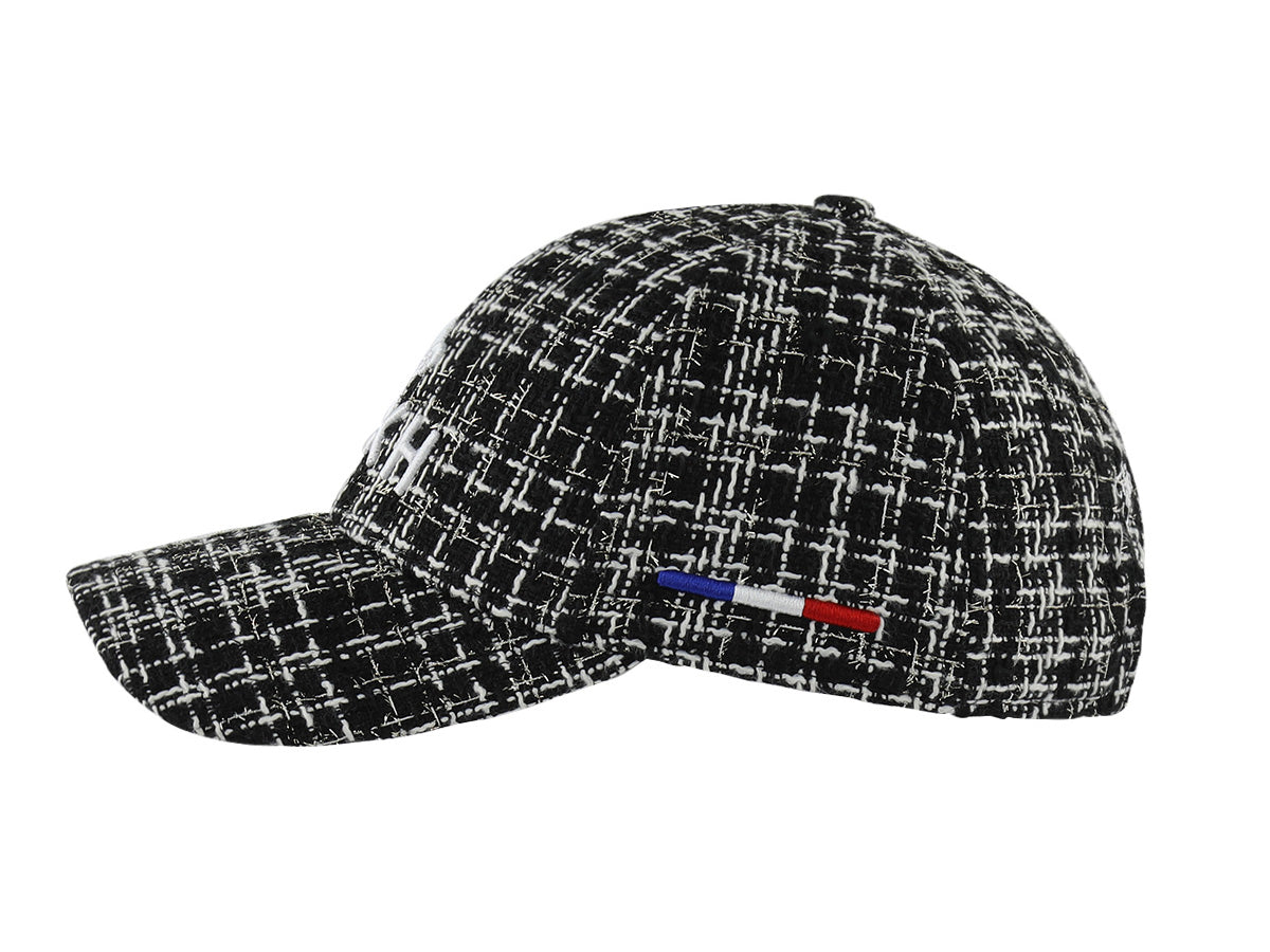 Casquette « Héritage » Tweed Noir