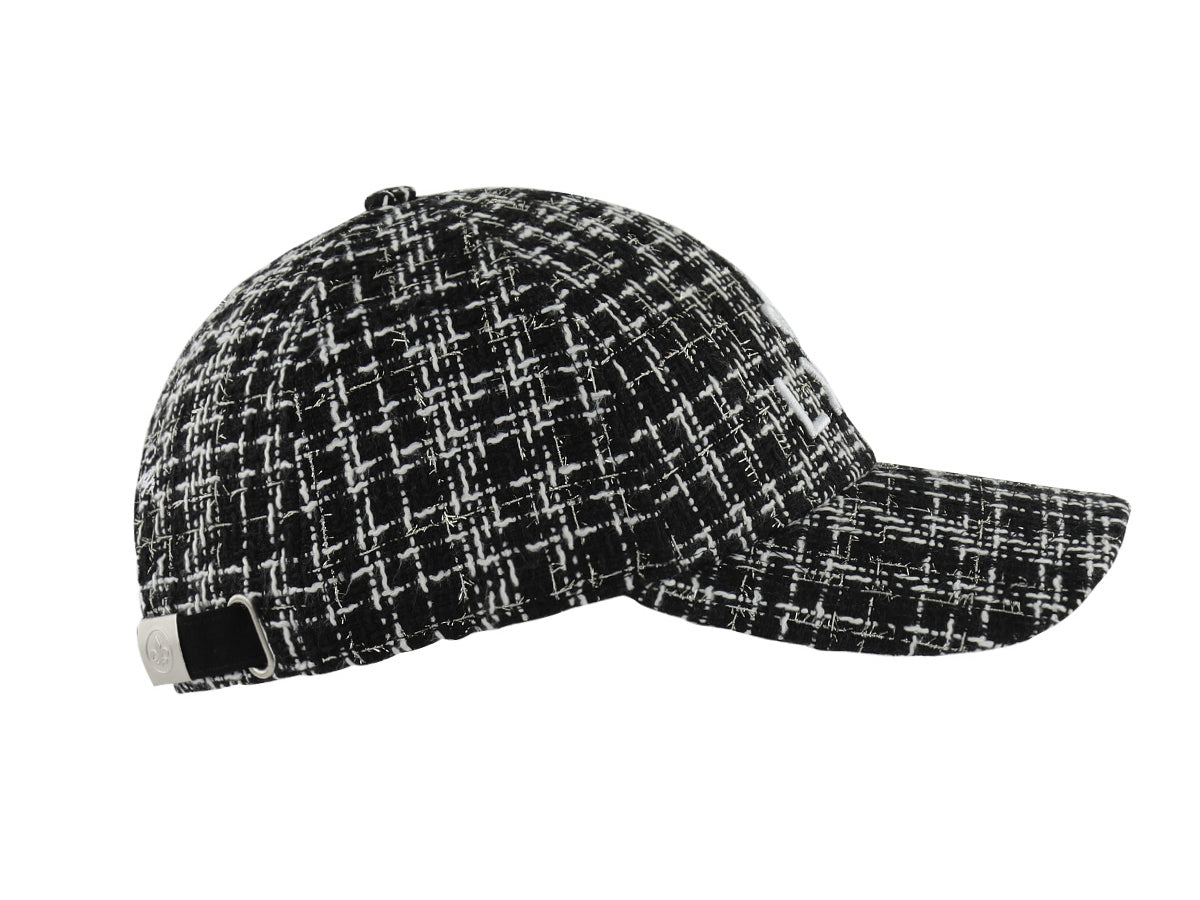 Casquette « Héritage » Tweed Noir