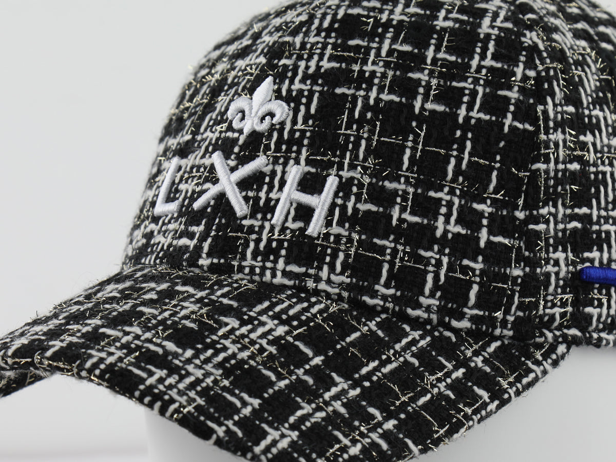 Casquette « Héritage » Tweed Noir