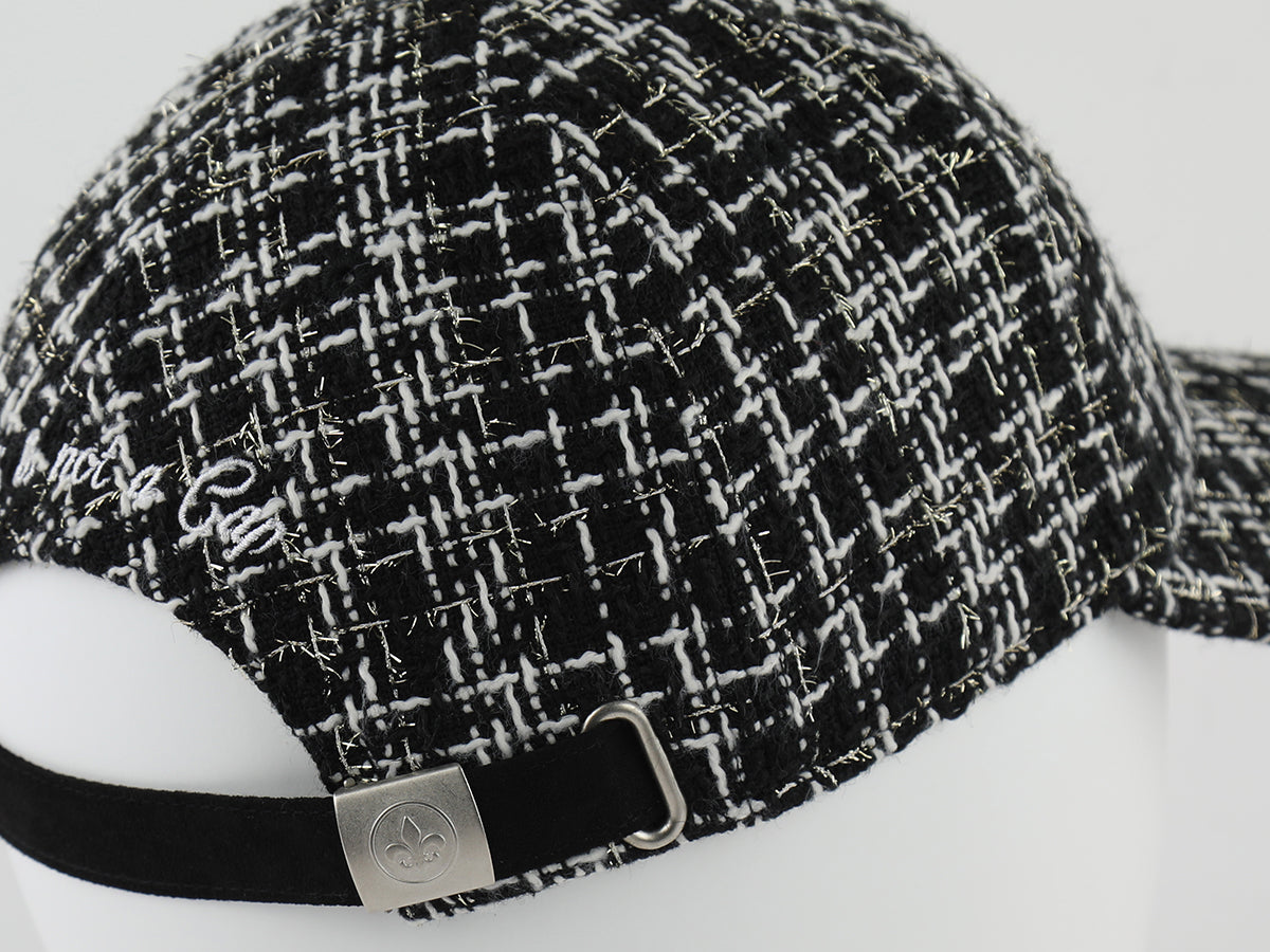 Casquette « Héritage » Tweed Noir