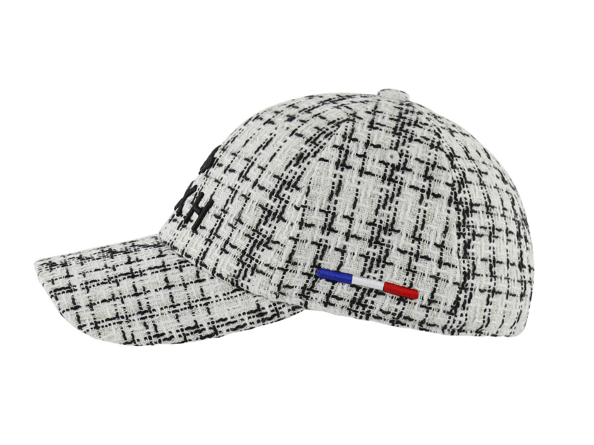 Casquette « Héritage » Tweed Blanc