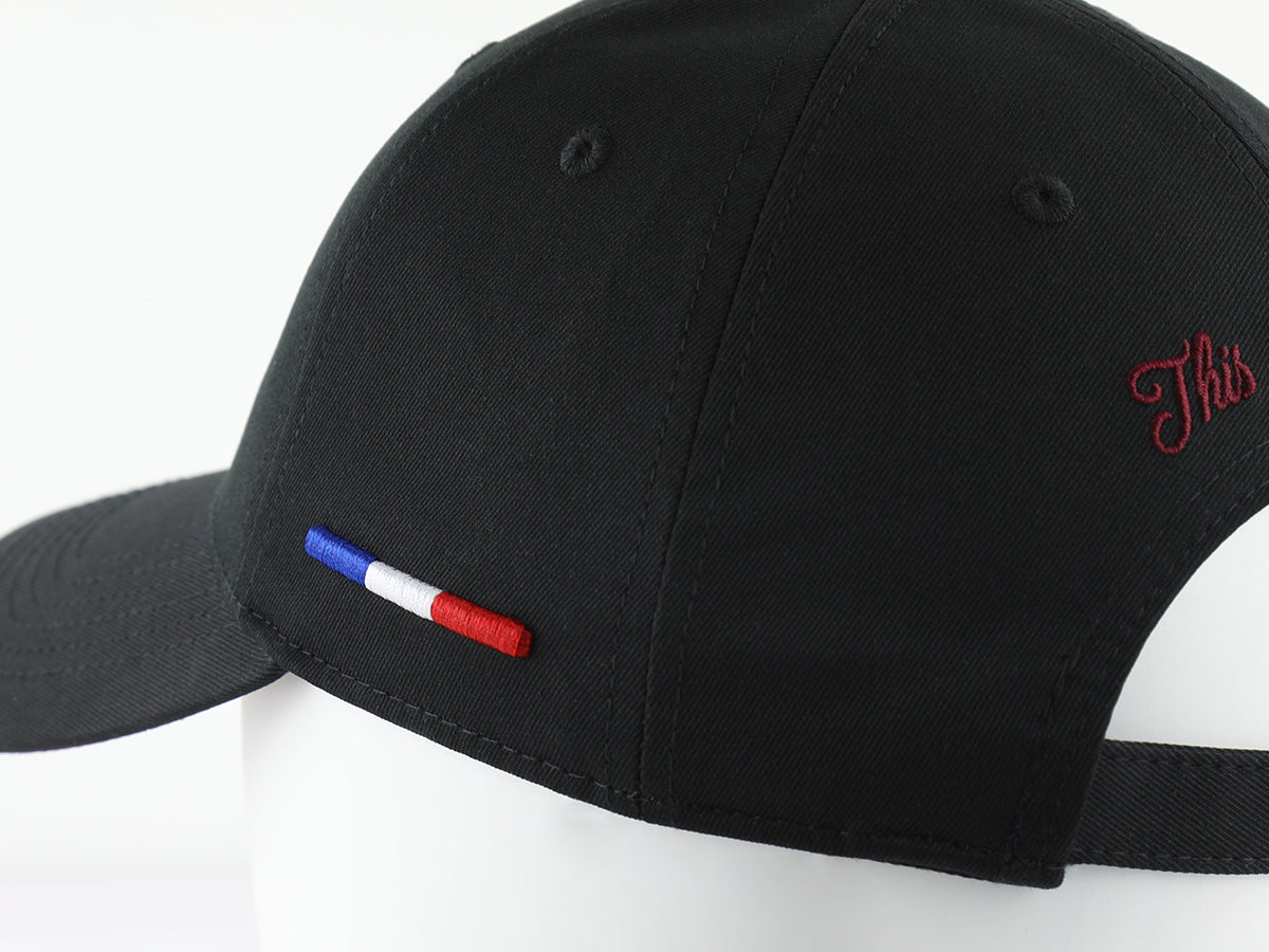 Black Pop Cotton “Heritage” Cap