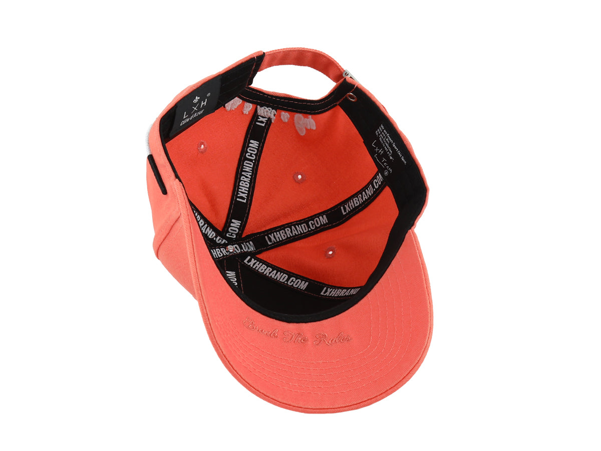 “Heritage” Cap Cotton Corsica Coral