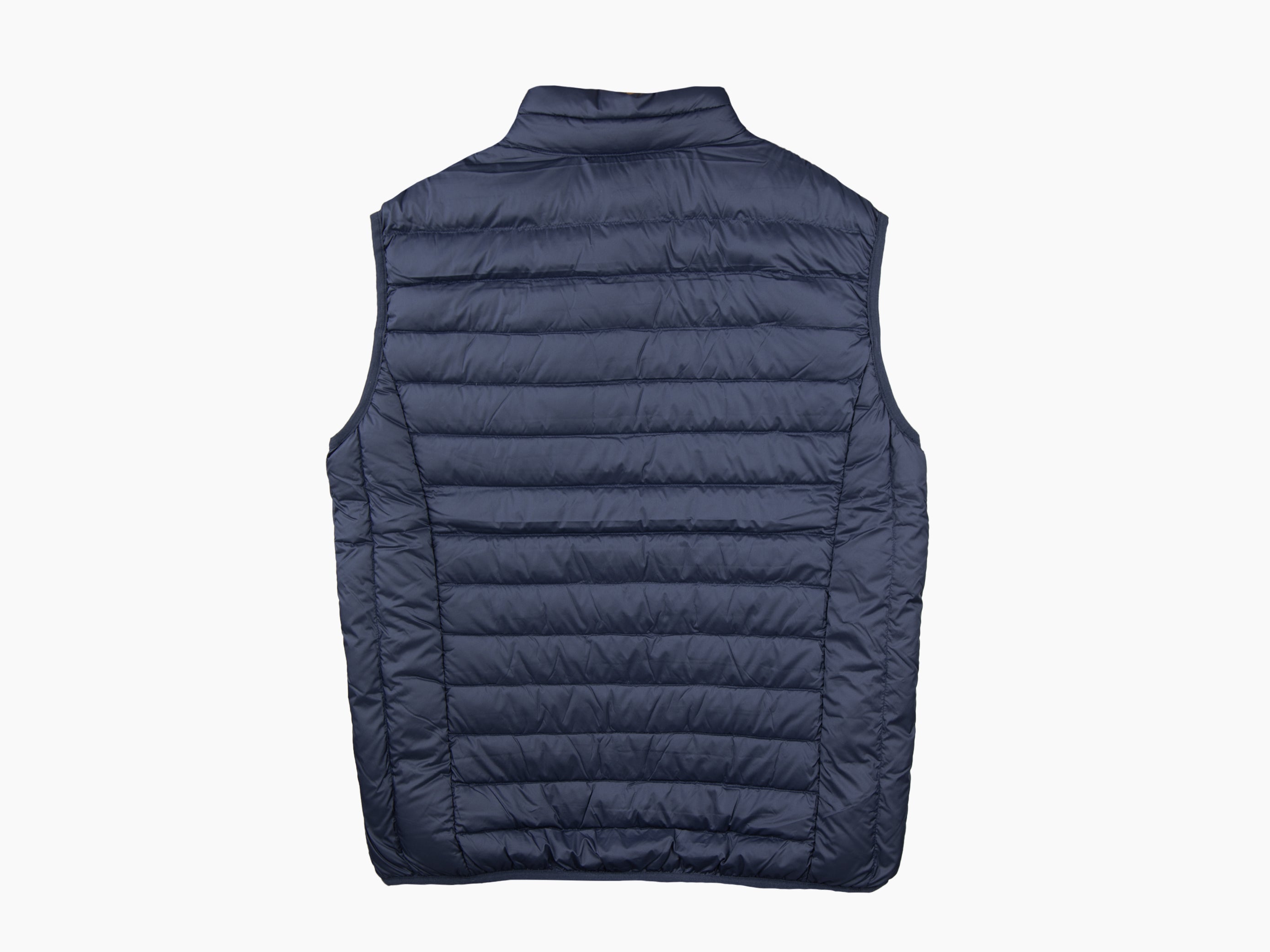 Navy Blue Sleeveless Down Jacket