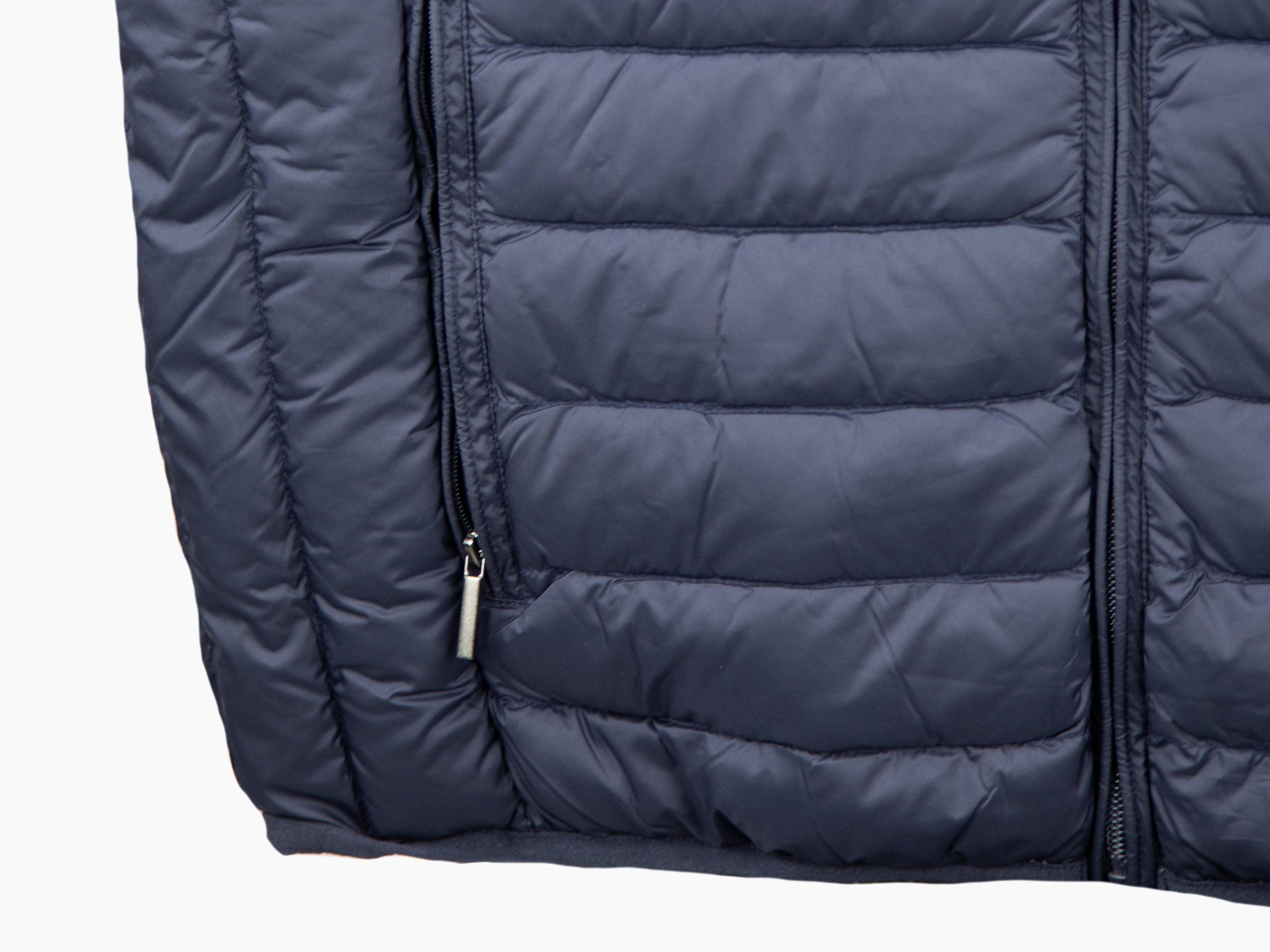 Navy Blue Sleeveless Down Jacket