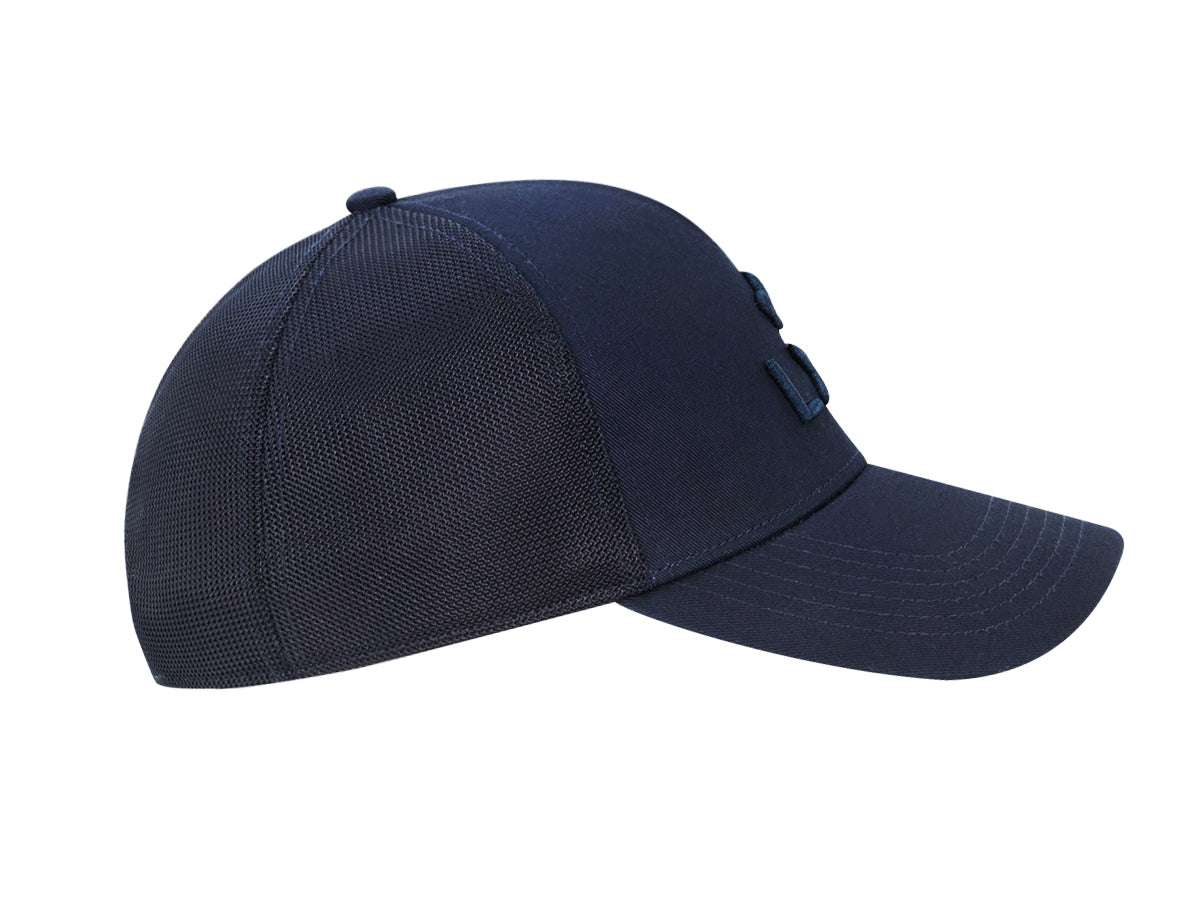 Casquette « Évasion » Ton sur Ton Coton Bleu Marine