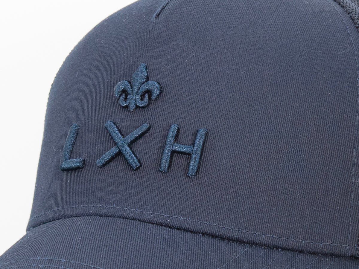 Casquette « Évasion » Ton sur Ton Coton Bleu Marine
