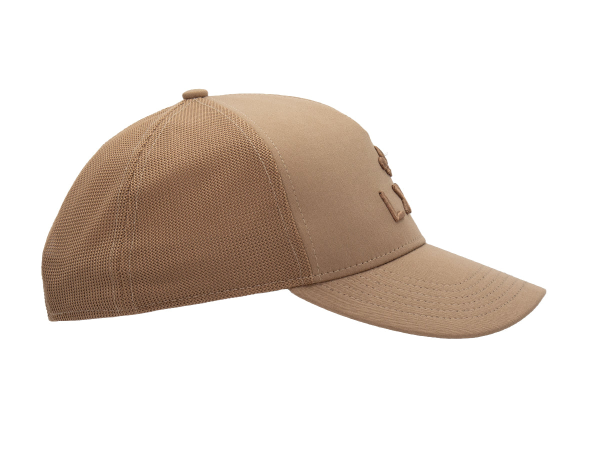 Evasion Tone-on-Tone Cap Black Brown Cotton