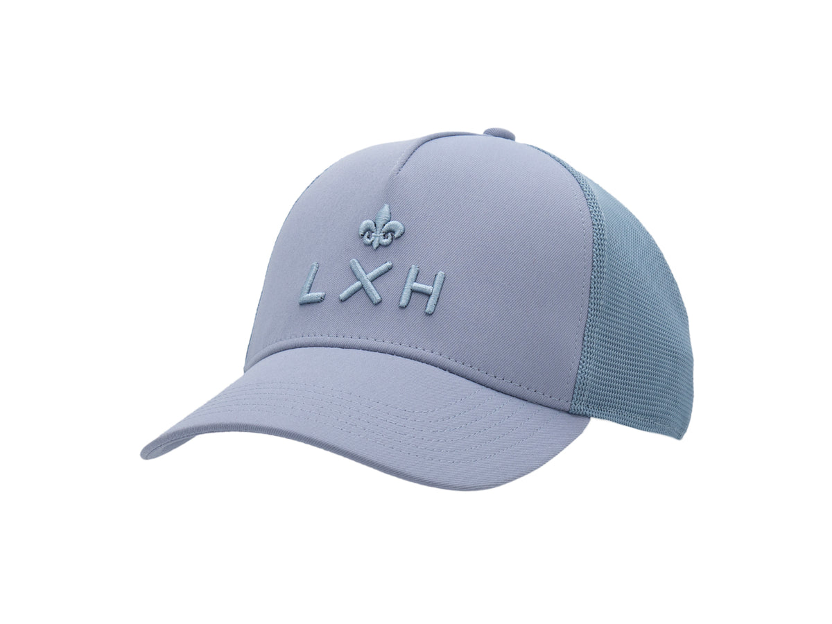 Casquette Evasion Ton sur Ton  Coton Noir Bleu