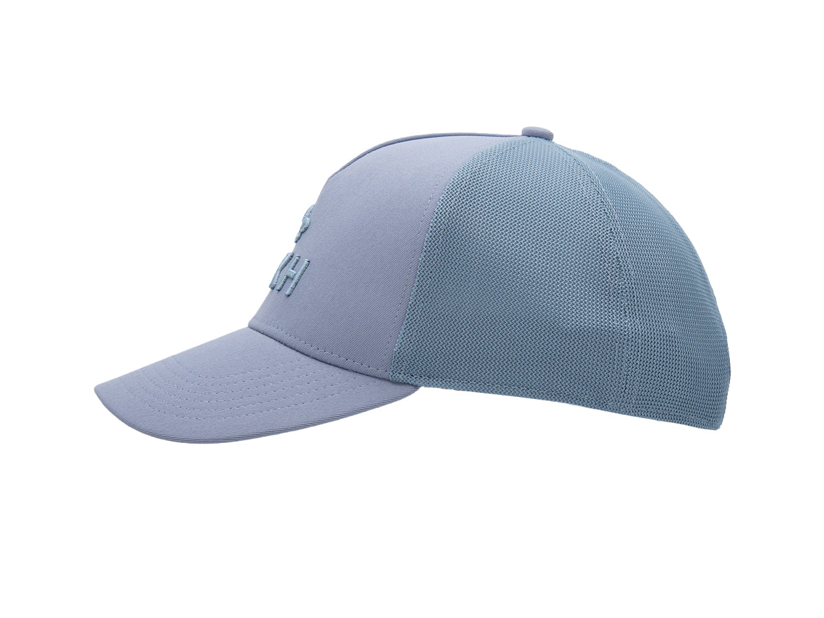 Casquette Evasion Ton sur Ton  Coton Noir Bleu