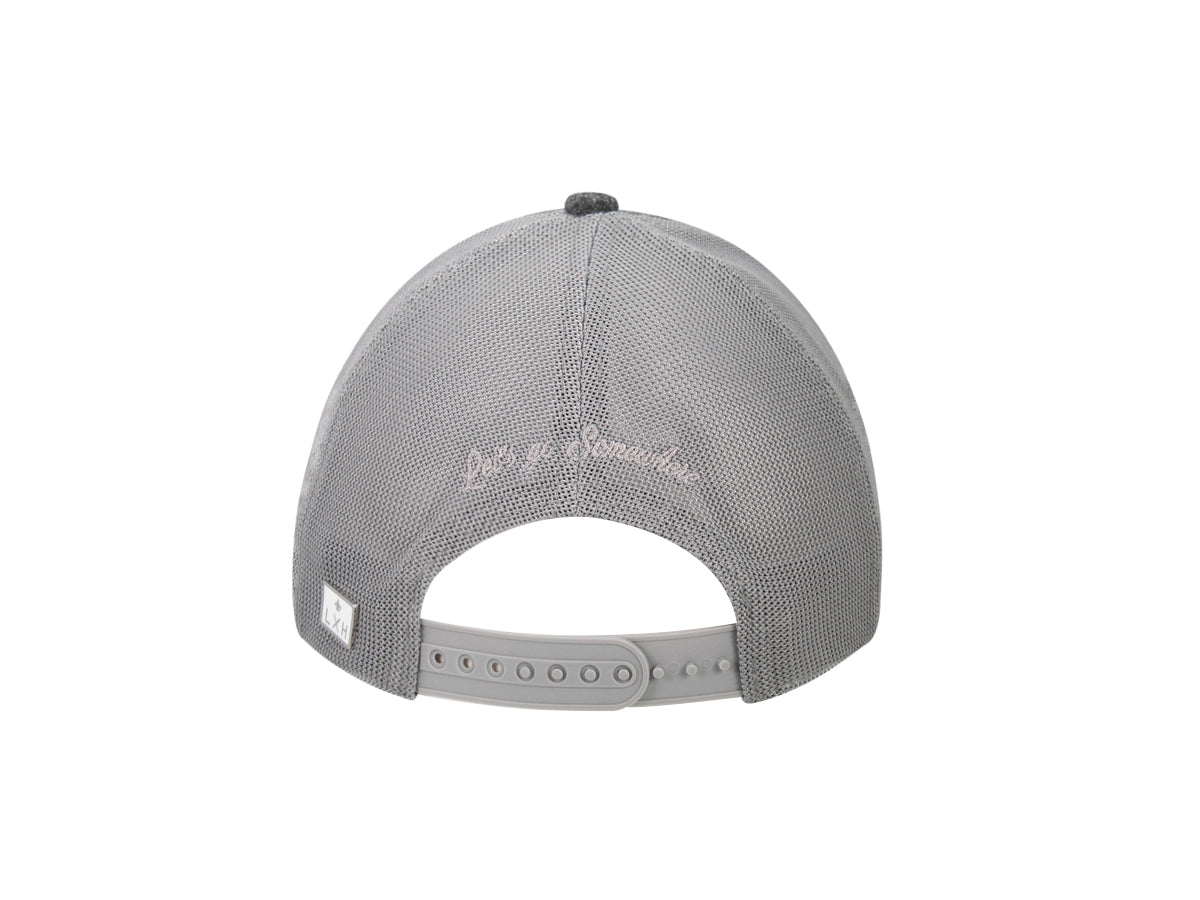 Casquette « Évasion » Bi-Matière Flanelle / Feutrine Marron