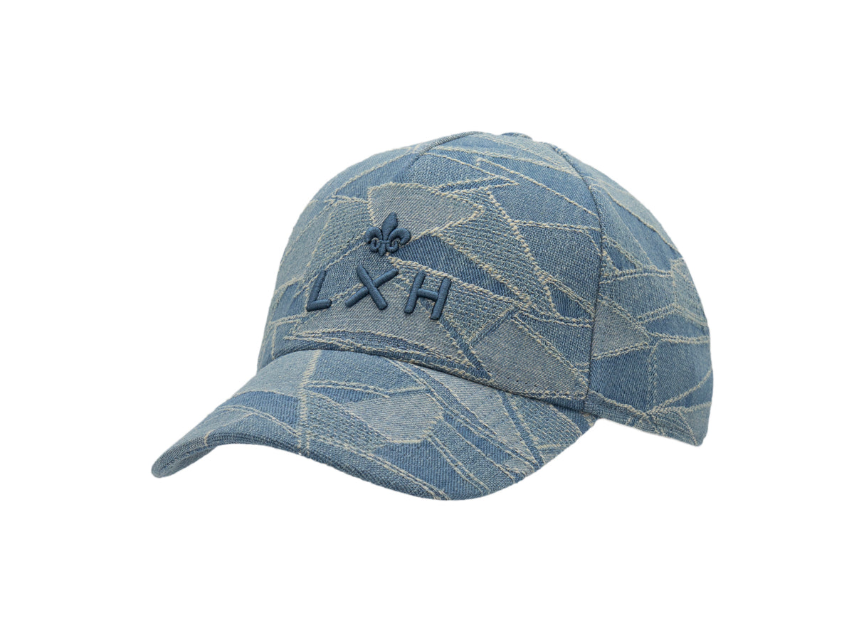 Evasion Tone-on-Tone Patchwork Jeans Cap