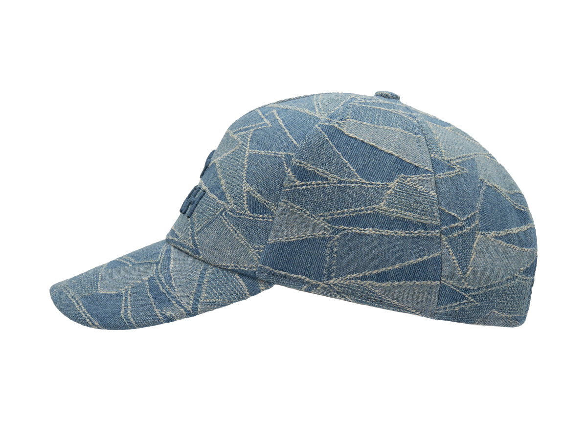 Evasion Tone-on-Tone Patchwork Jeans Cap
