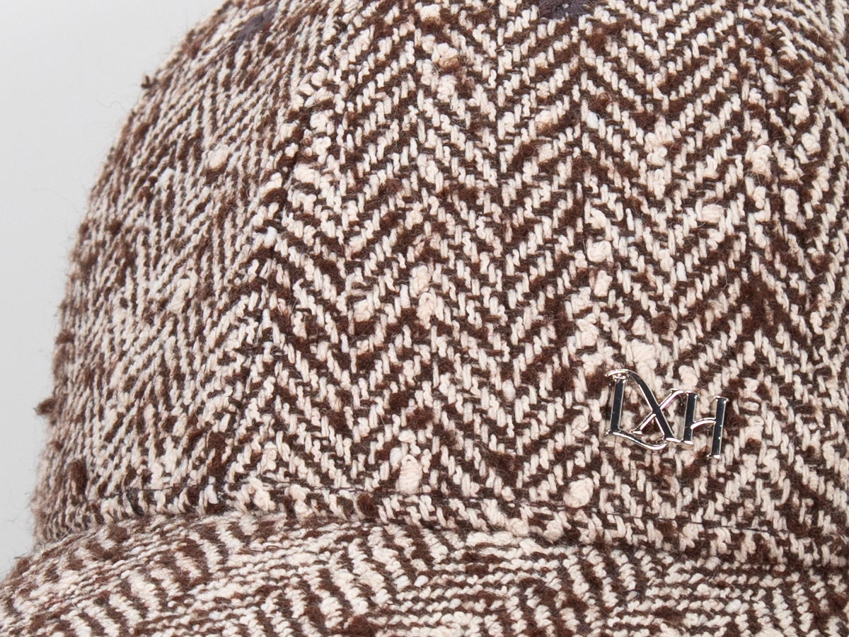 Casquette « Prestige » Chevron Moucheté Marron