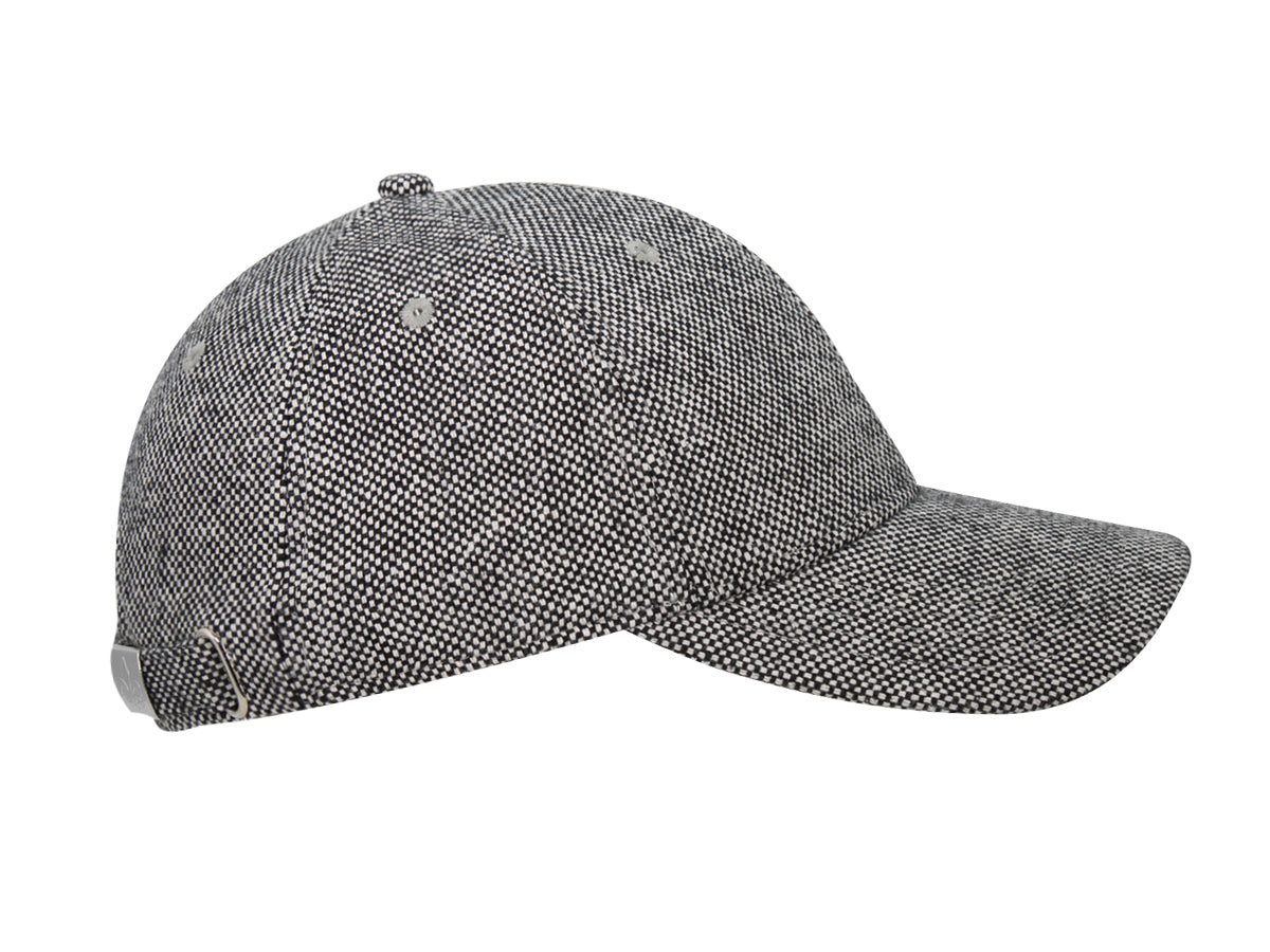 Casquette « Prestige » Gros Caviar Noir / Gris