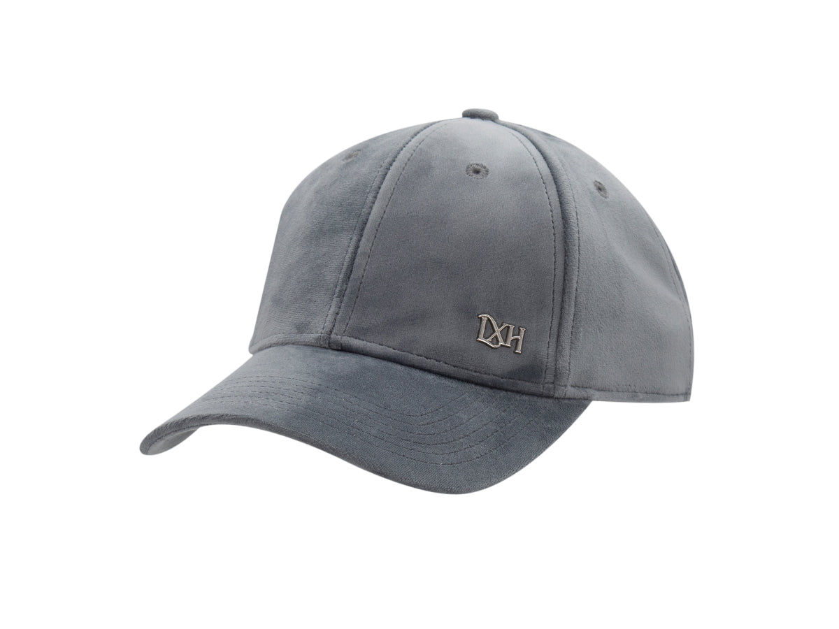 Dark Gray Silk Velvet Prestige Cap