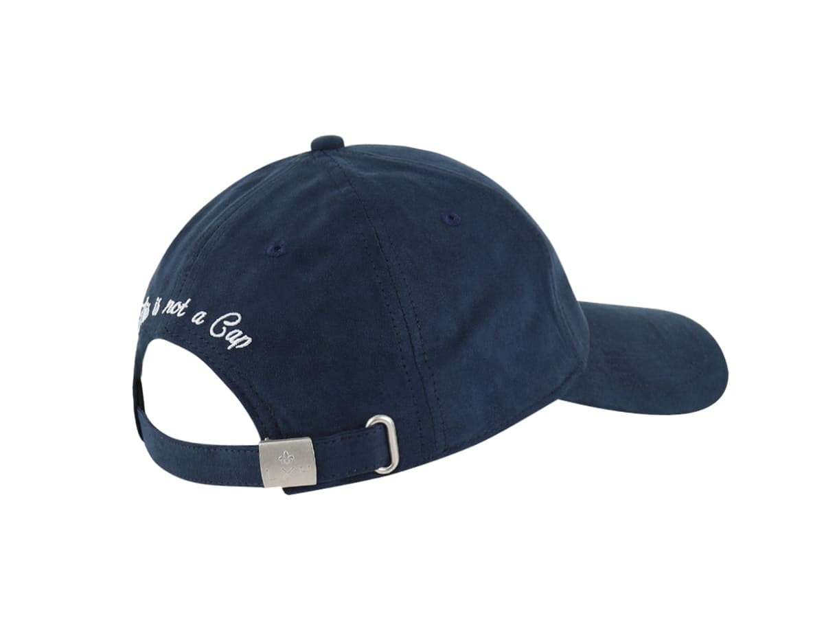 Casquette Suédine Bleu Marine LXH Genève Suédine 6