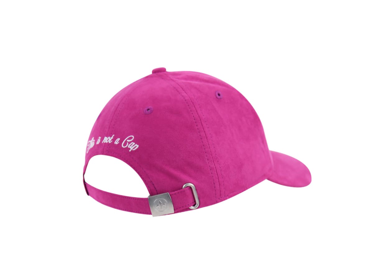 Casquette Suédine Framboise LXH Genève Suédine 5