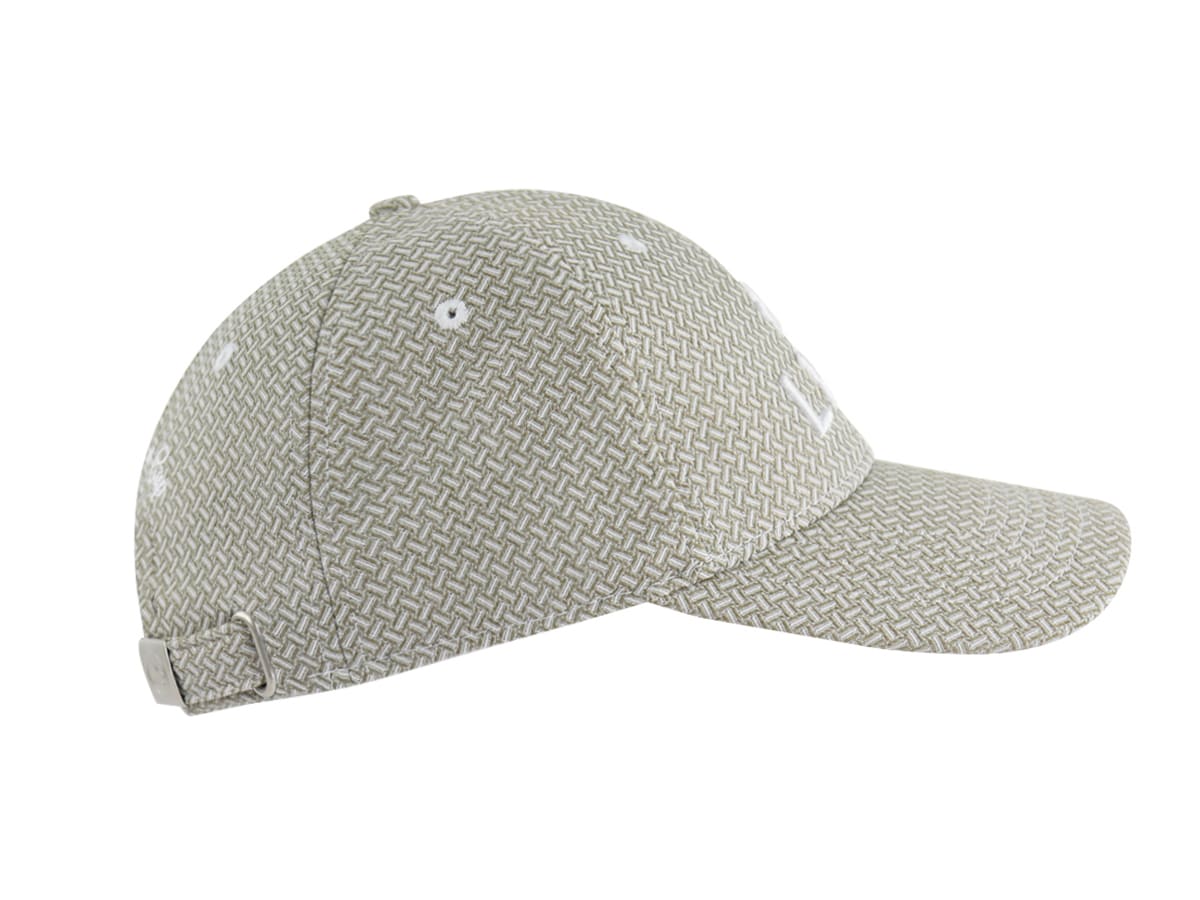 Casquette Motif Tissé Vert Olive LXH Athènes  6