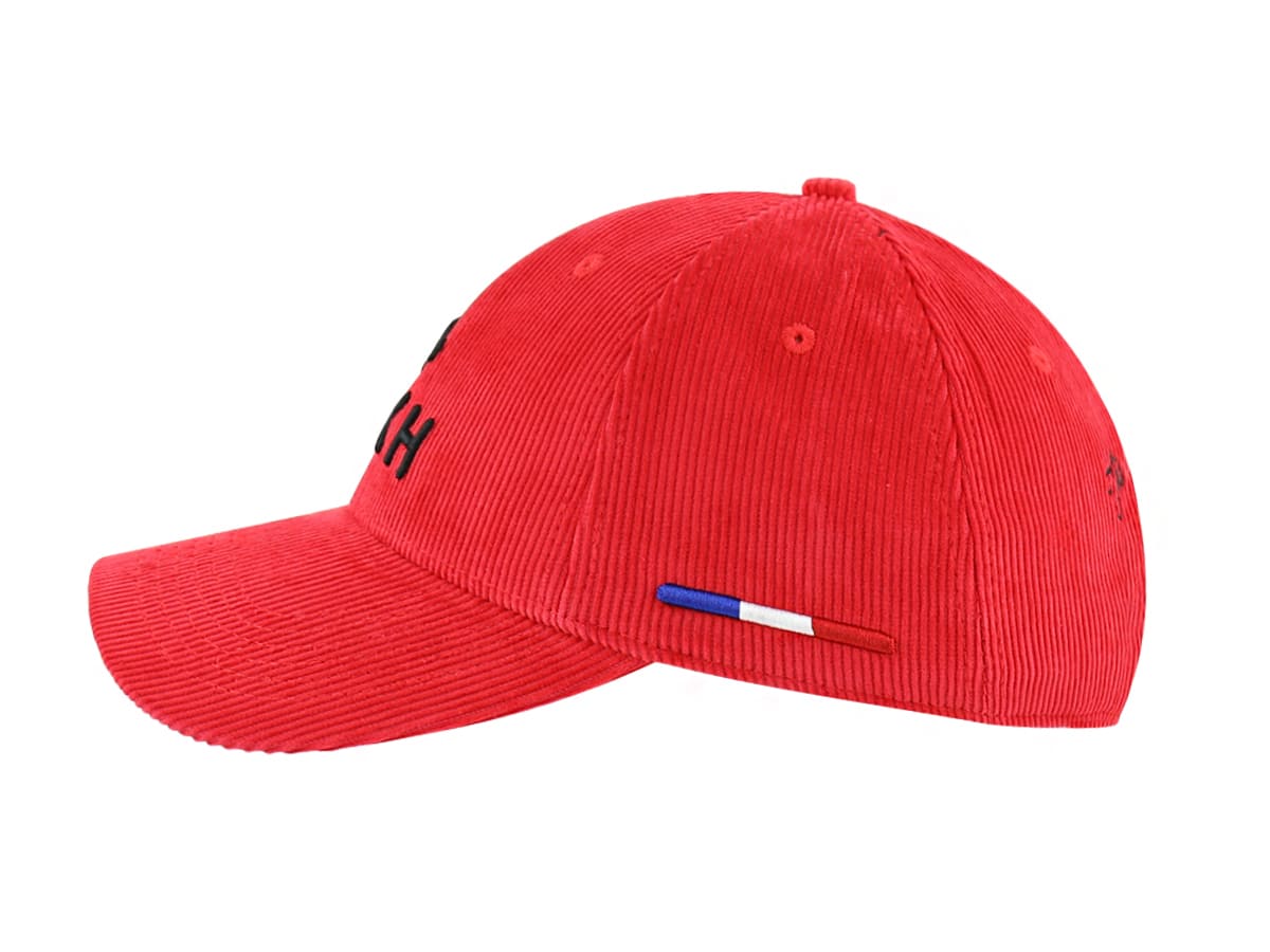 Casquette Velours Côtelé Rouge LXH Vienne Velours Côtelé 2