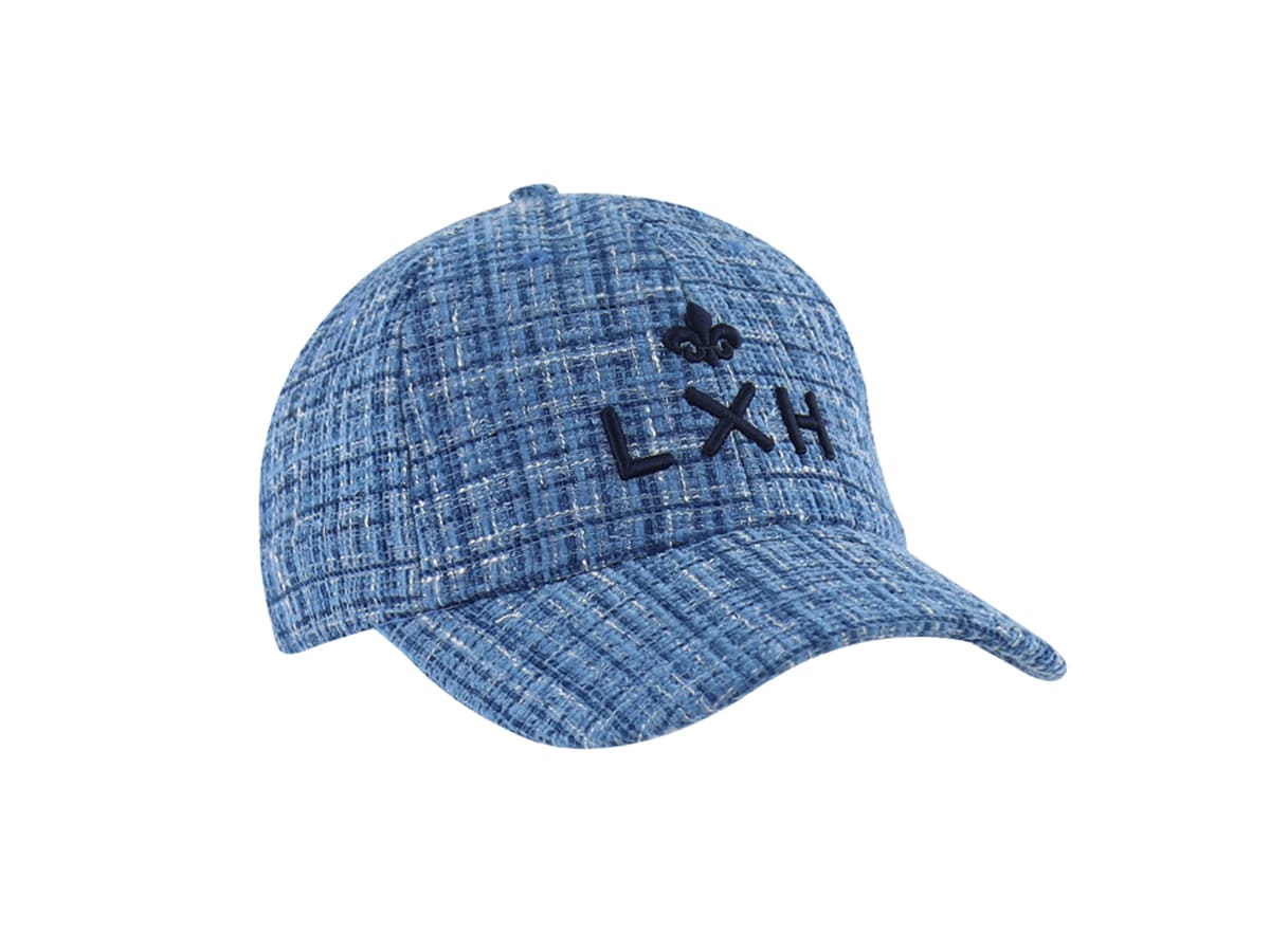 Casquette Tweed Bleu LXH Milan Tweed 7