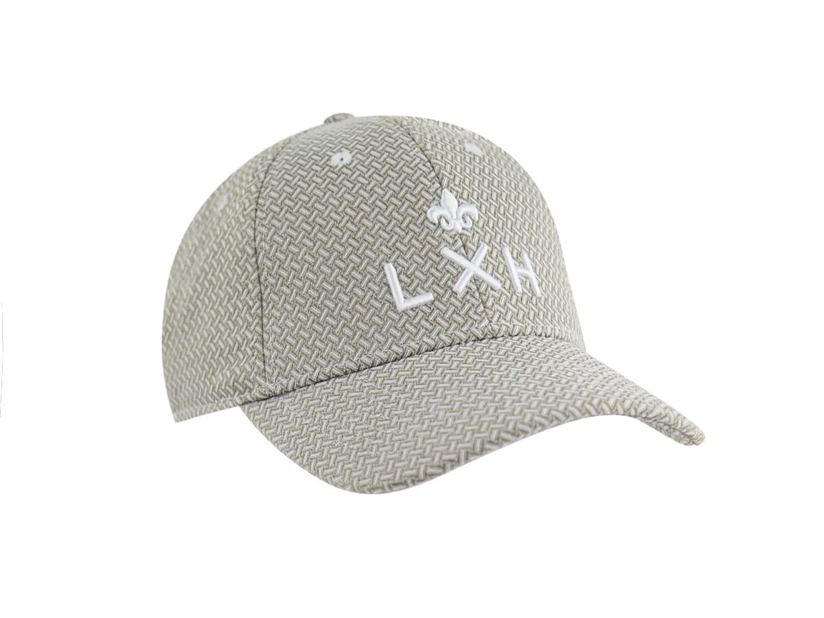 Casquette Motif Tissé Vert Olive LXH Athènes  7