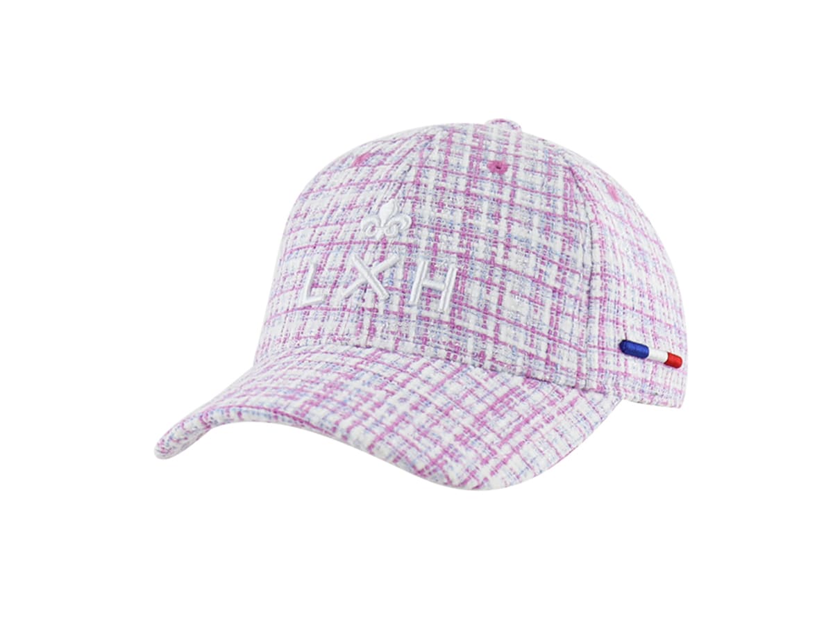 Casquette Tweed Orchidée LXH Milan Tweed 1