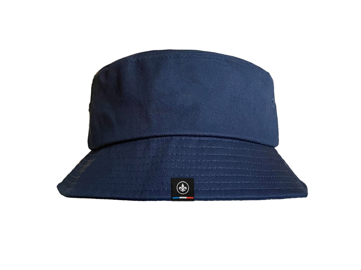 Bob Coton Bleu Marine LXH avec large bord pour une protection optimale contre le soleil