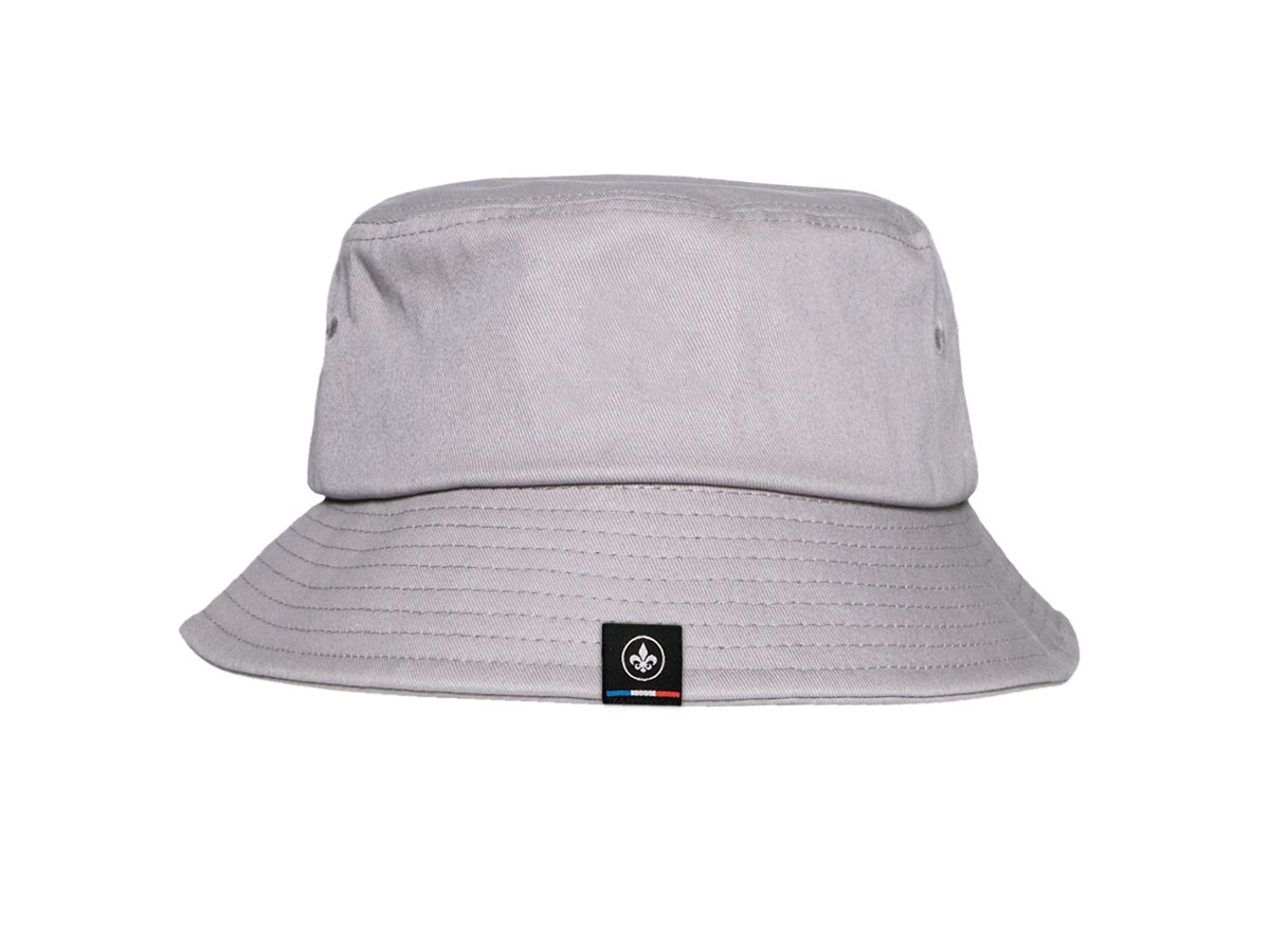 Bob Coton Gris de LXH avec un design élégant en tissu confort pour les journées ensoleillées