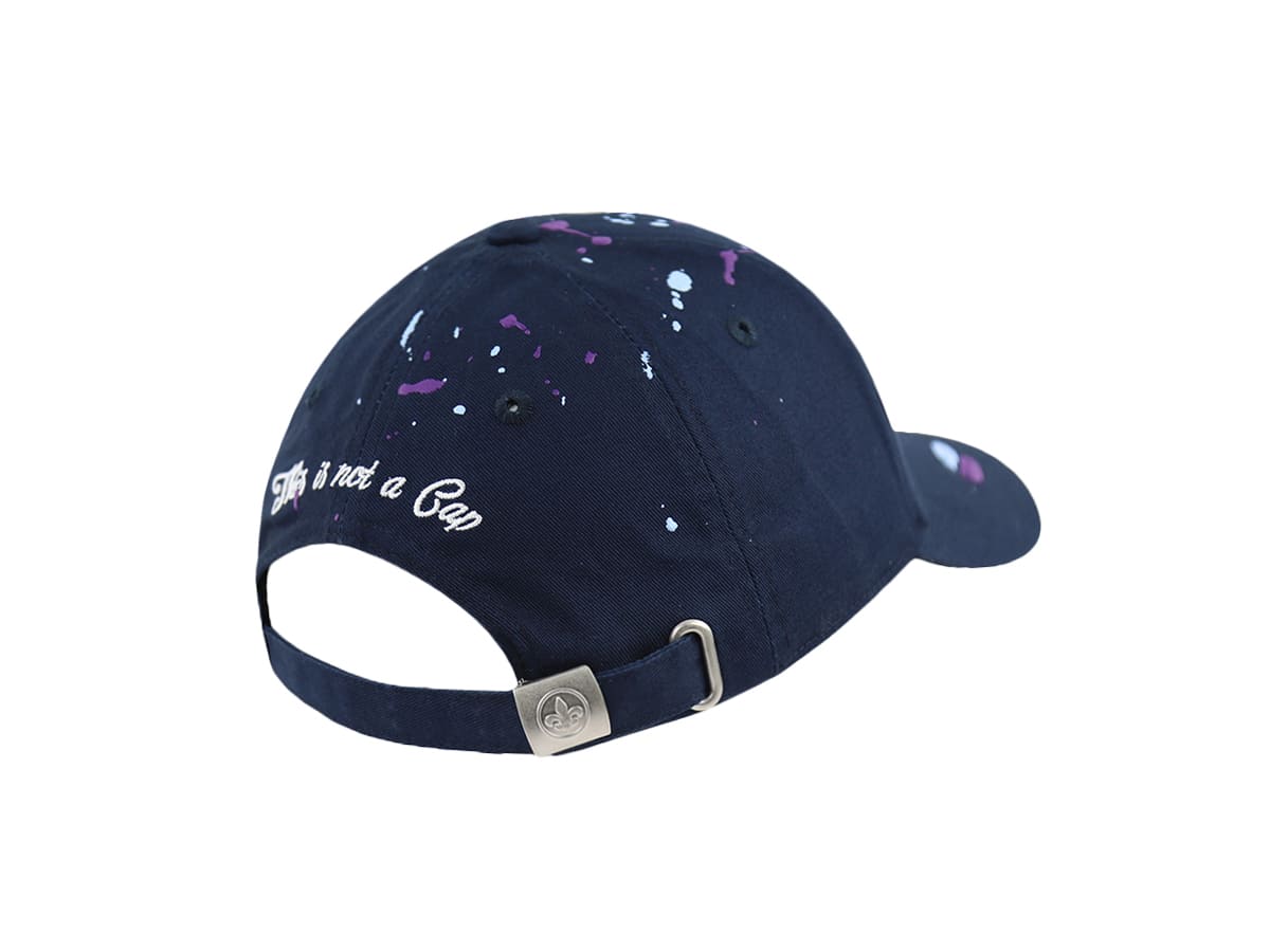 Casquette Art Bleu Marine - Peinture Bleu Ciel / Figue LXH Buenos Aires Coton 5