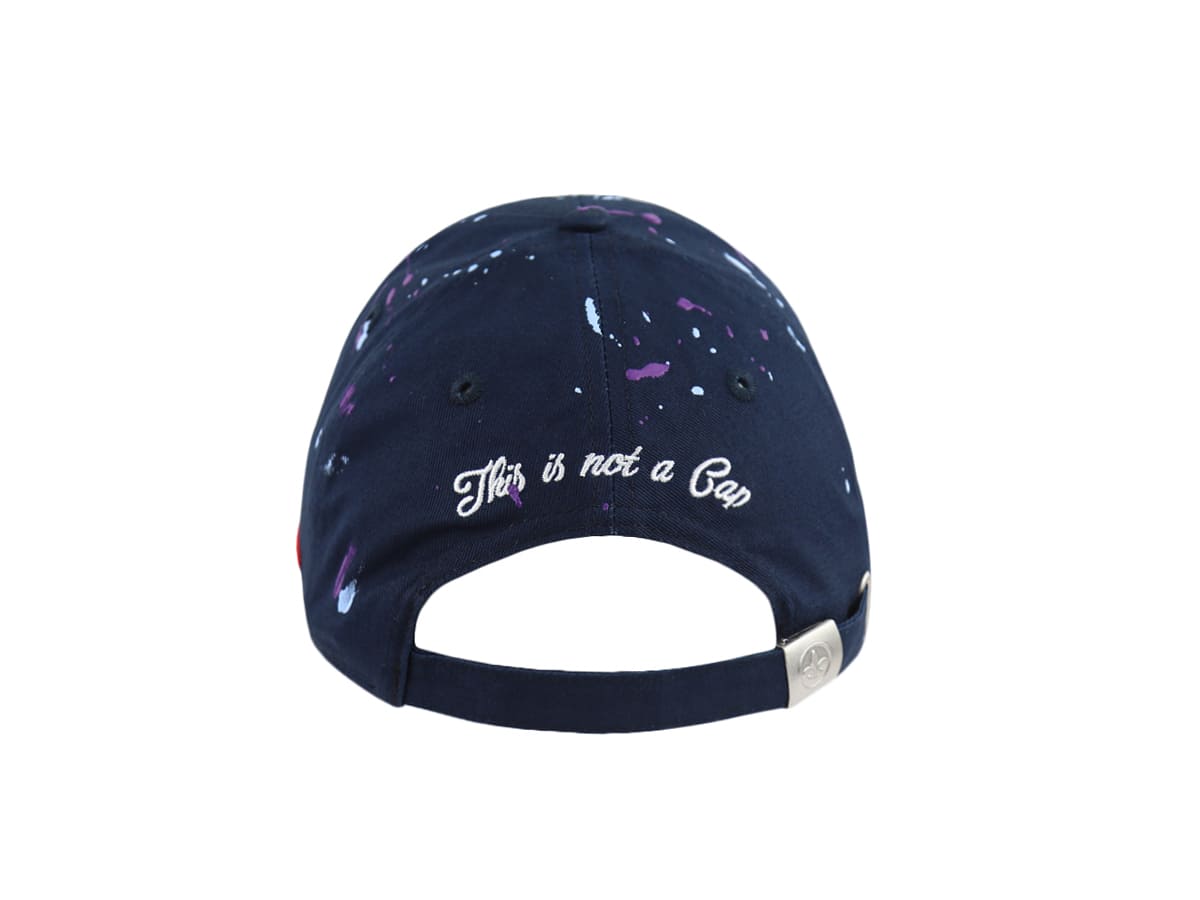 Casquette Art Bleu Marine - Peinture Bleu Ciel / Figue LXH Buenos Aires Coton 4